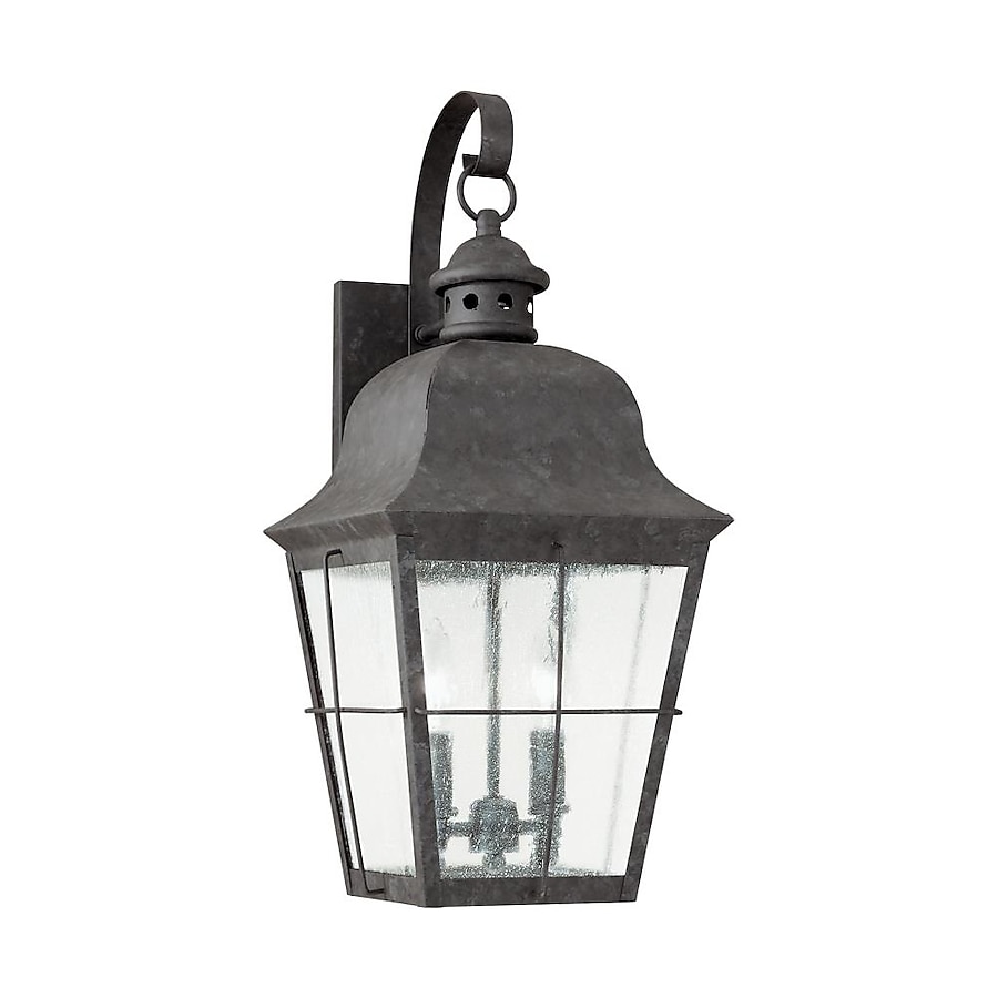 Sea Gull Lighting Chatham 21-in H Oxidized Bronze Candelabra Base (E-12) Outdoor Wall Light ENERGY STAR Sea Gull Lighting Chatham 21-in H Oxidized Bronze Candelabra Base (E-12) Outdoor Wall Light ENERGY STAR
