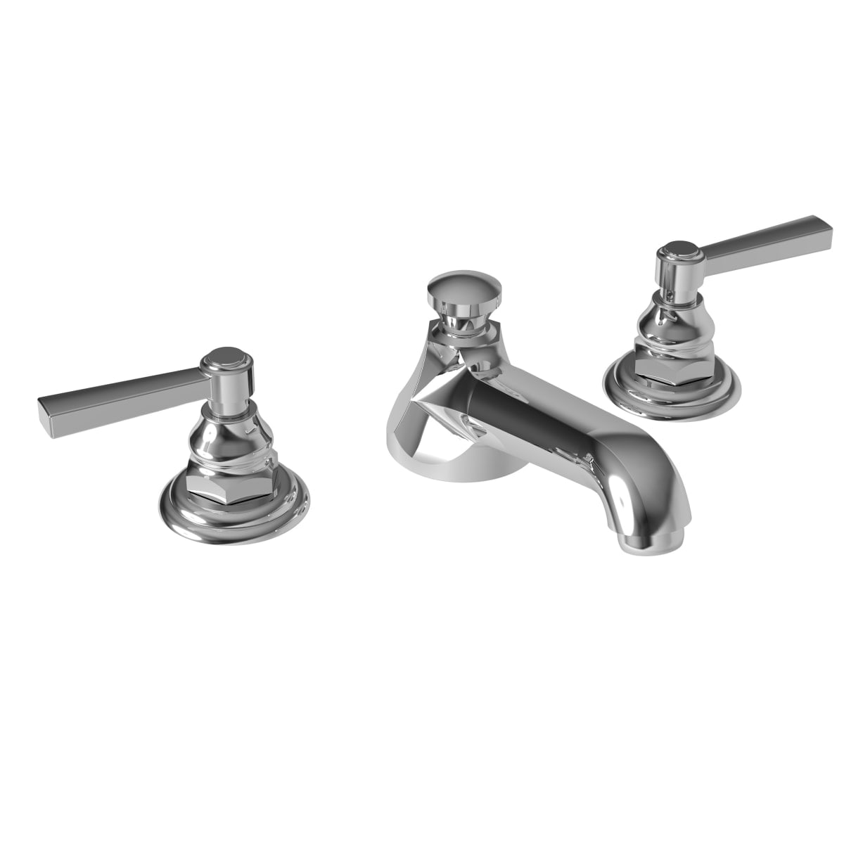 Newport Brass Astor Polished Chrome Widespread 2 Handle Watersense Bathroom Sink Faucet With 2093