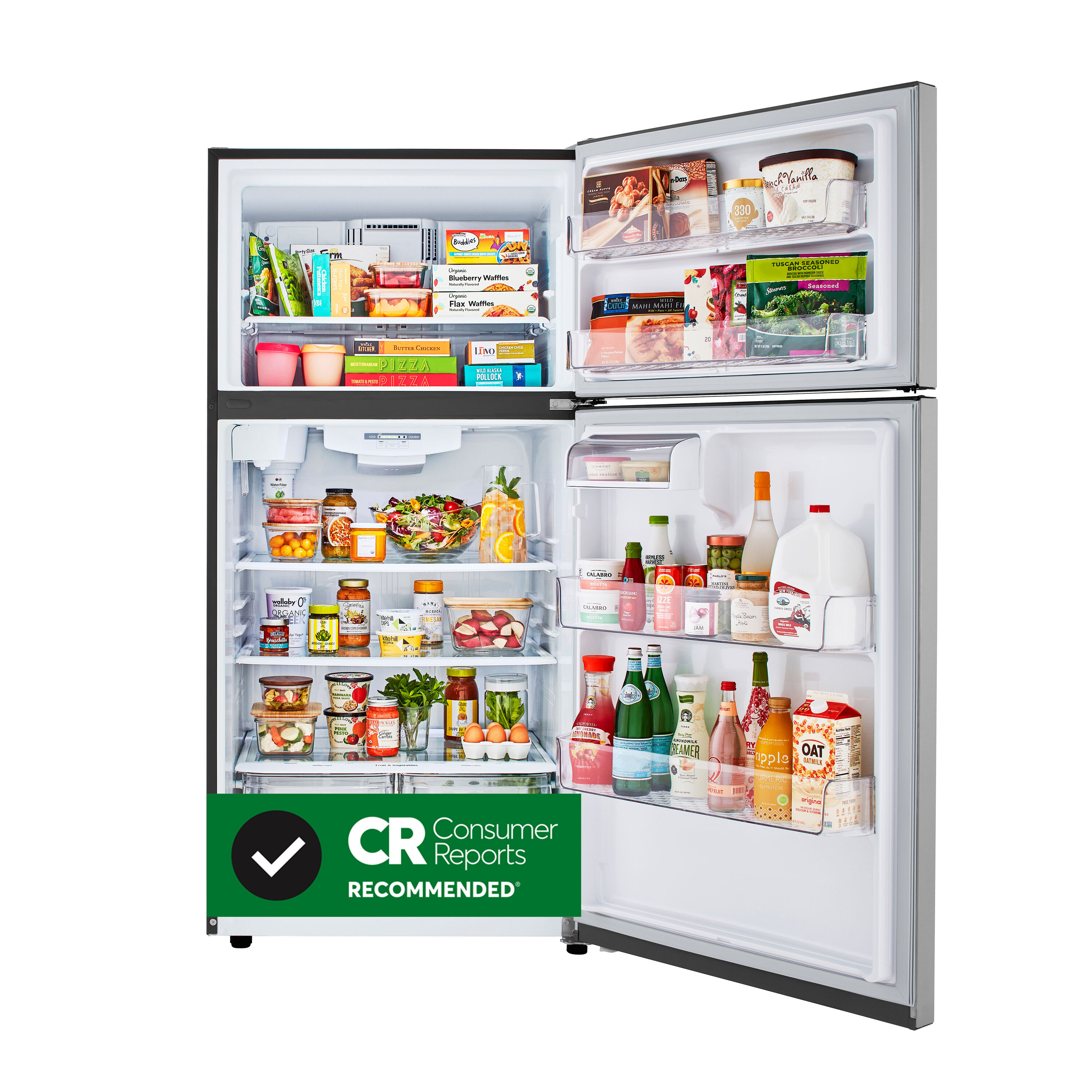 LG LRTLS2403S Top-Freezer-Refrigerators - View #3