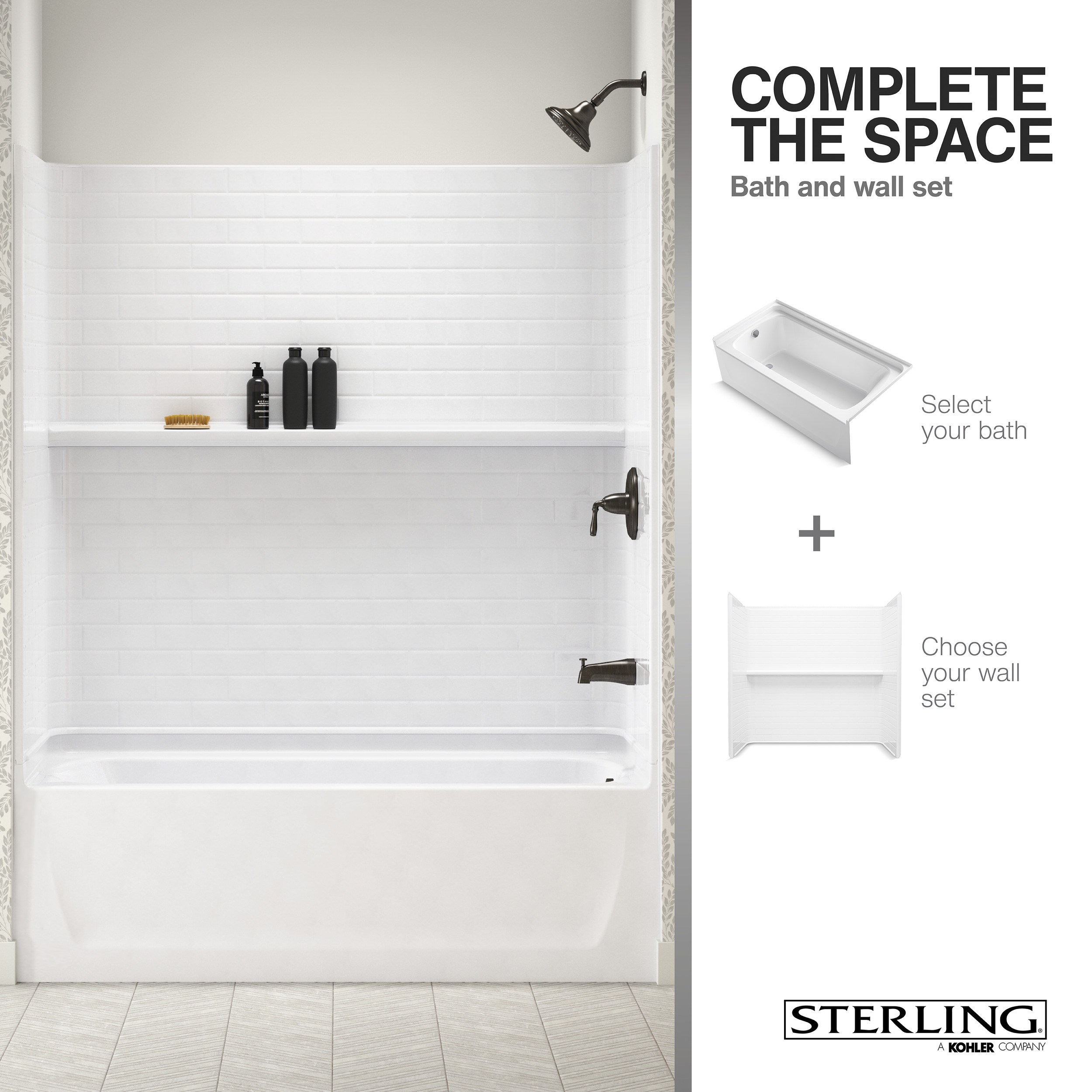 Sterling 71524800-0 Bathtub-Wall-Surrounds - View #4