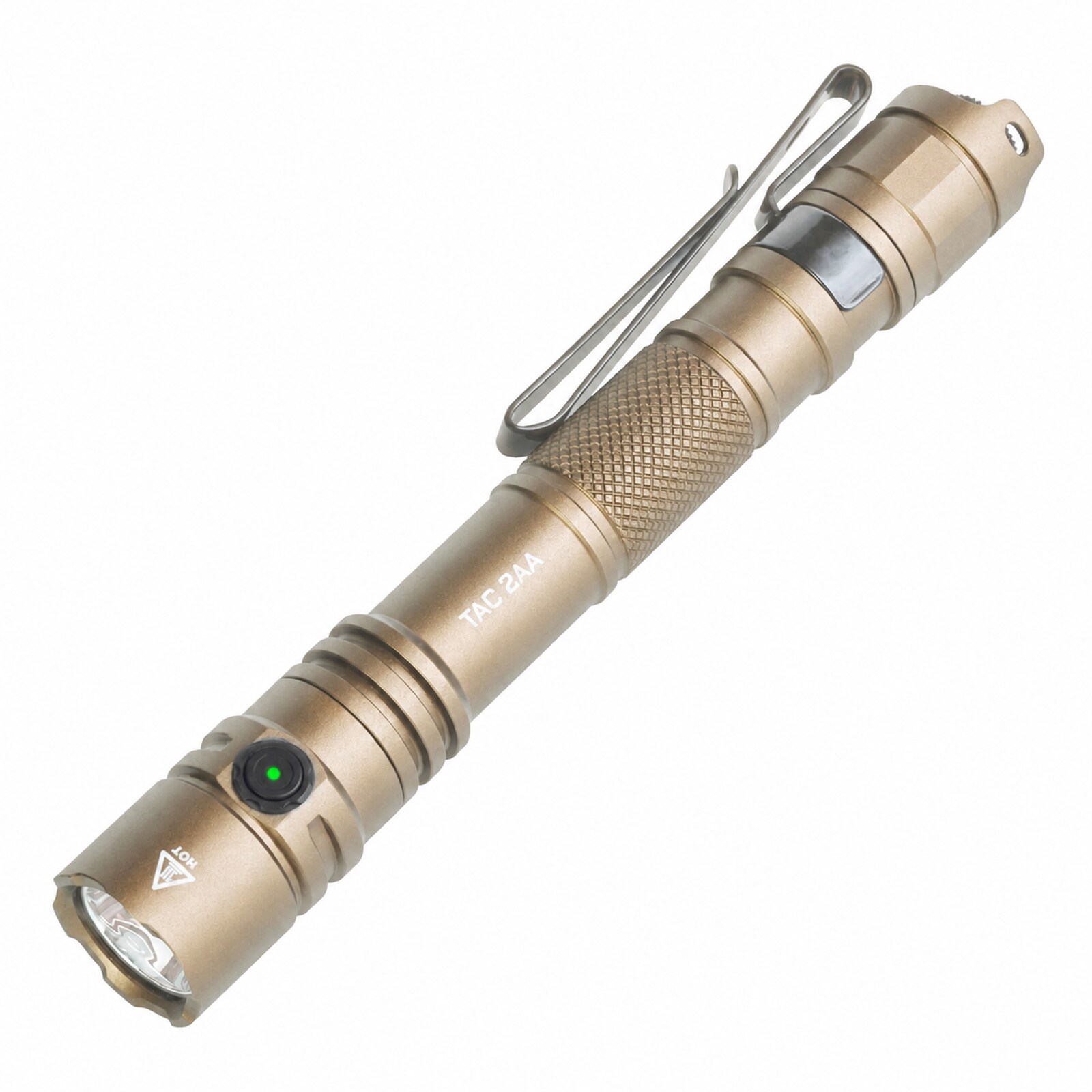 Linder Group Inc EDC flashlight dual modes super bright 1470 lumens LED pocket light IP68 waterproof impact resistant for camping hiking emergency home use