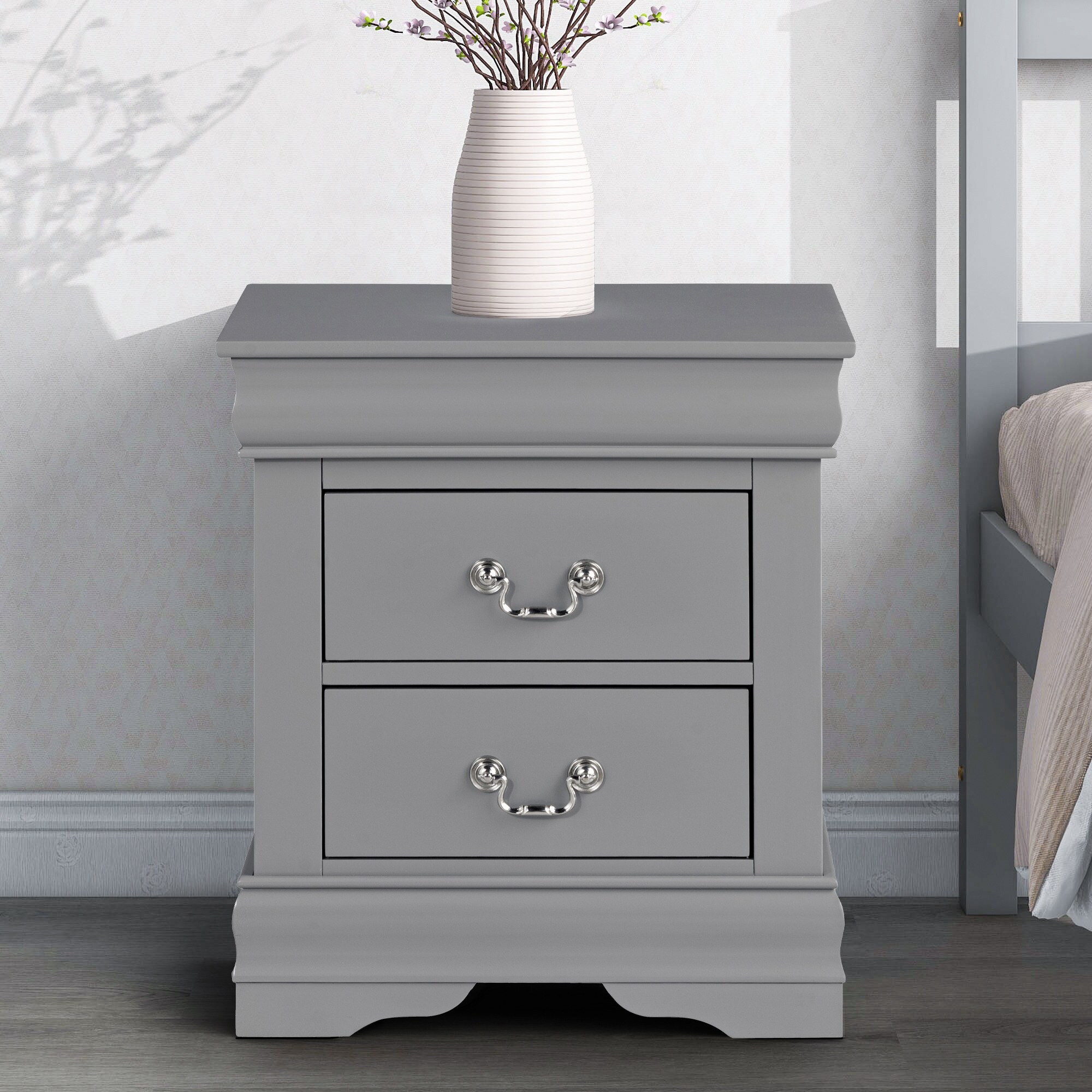 IHOMEadore MDFM7866GY-N nightstands - View #6