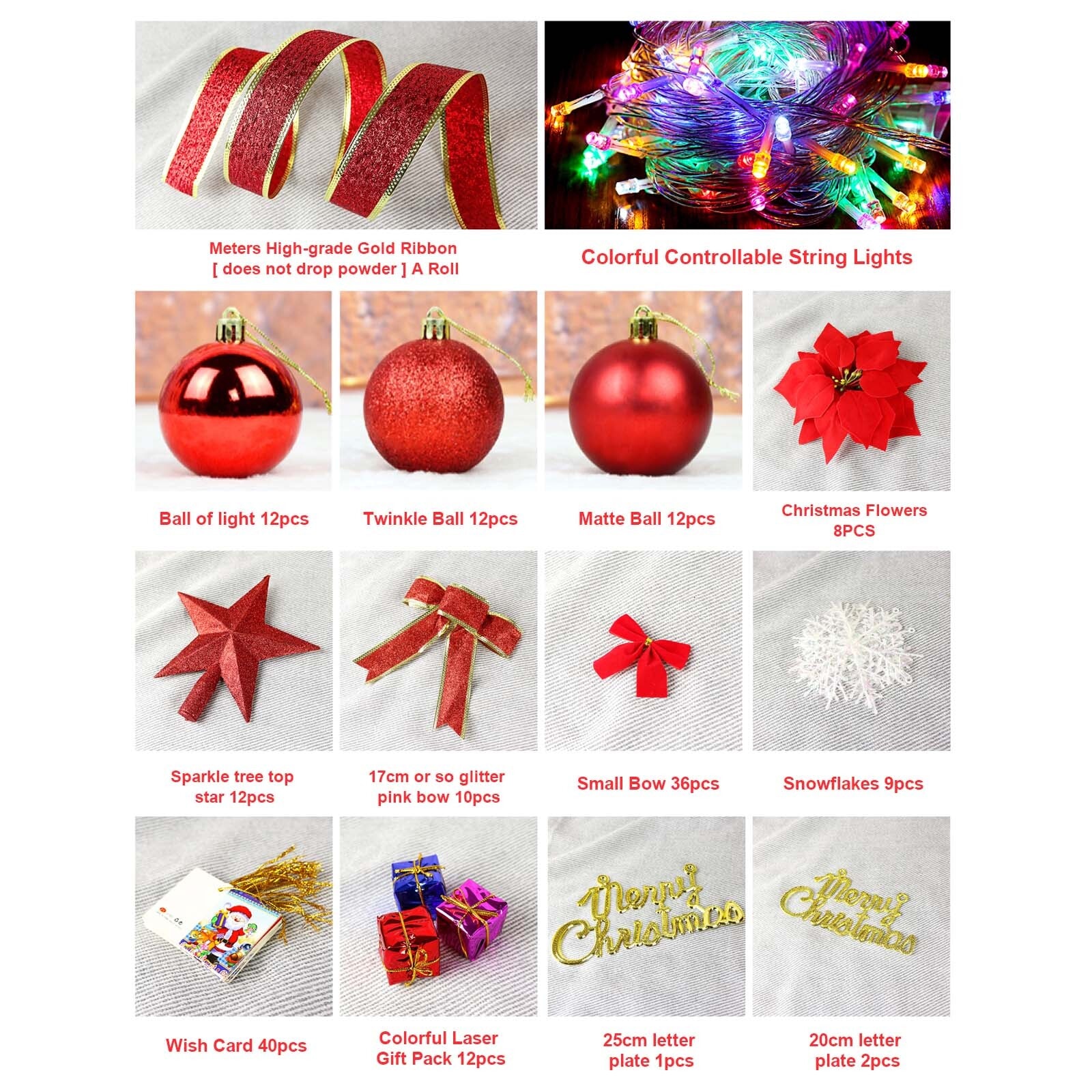 YANSUN L-SDS001R Artificial-Christmas-Trees - View #11