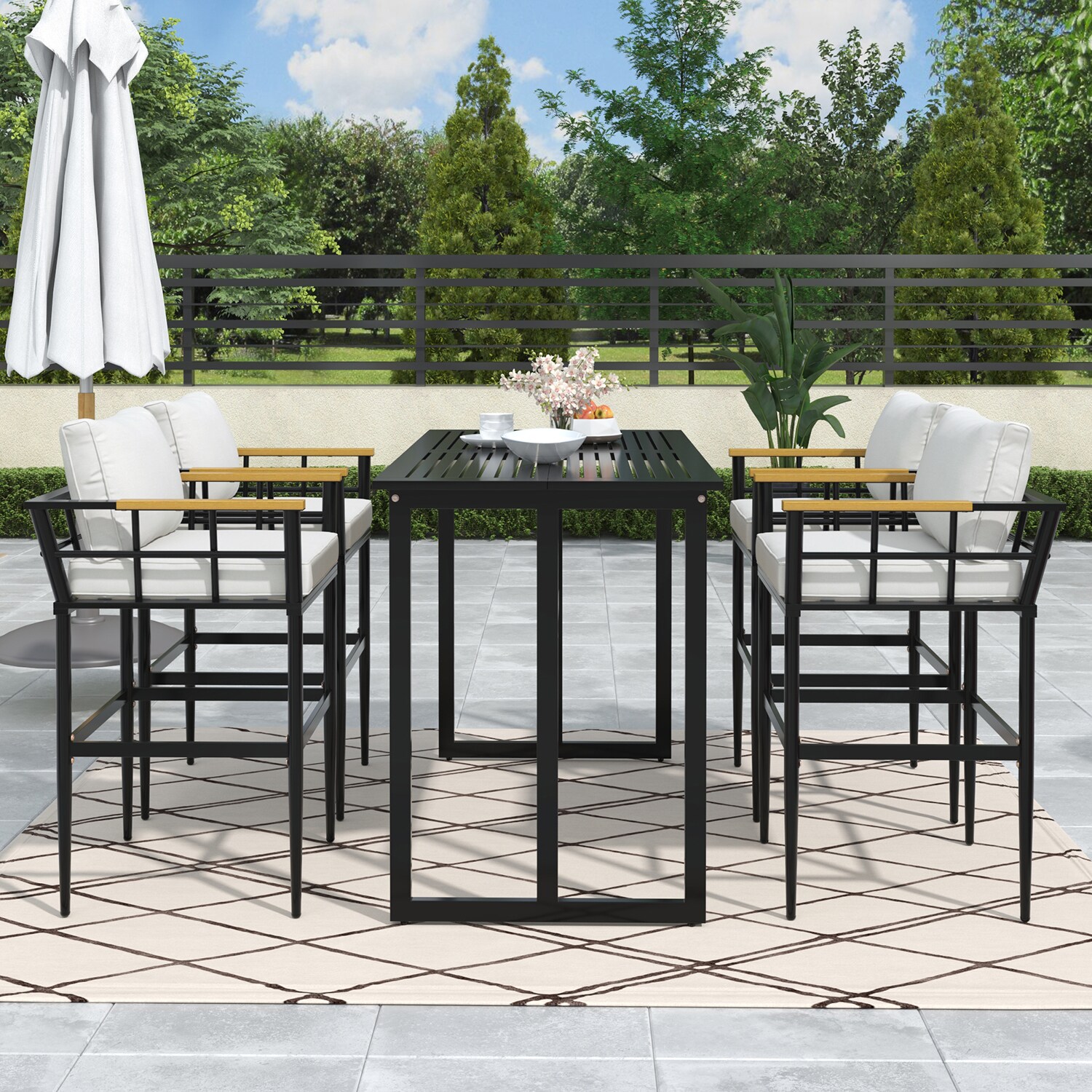 Dimakai DK-C5020T146 Patio-Dining-Sets - View #2