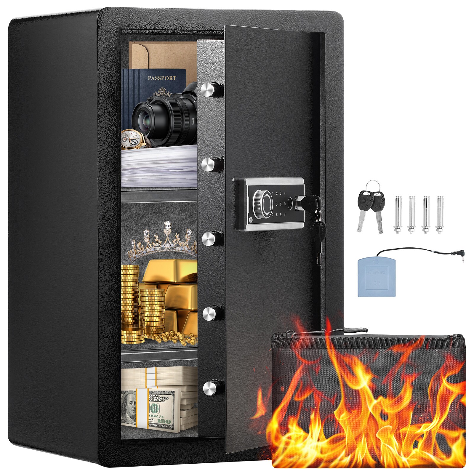 GIVIMO ZMLW014GIVSS1614 Floor-Wall-Safes - View #11