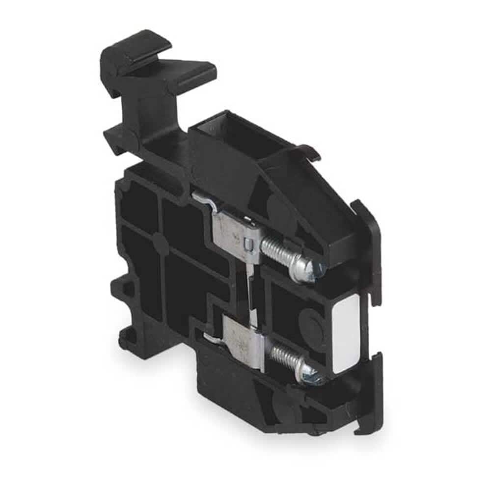 Square D Terminal Block Solderless Box Lug 1 Pole 30 A 600 V AC/DC 10 AWG Screw Termination Black #9080GMB6