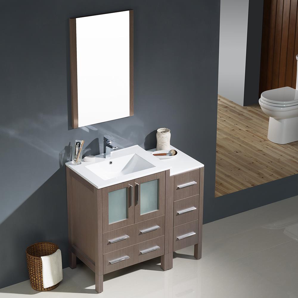 Fresca FVN62-2412GO-UNS Bath-Vanity-Combo - View #2