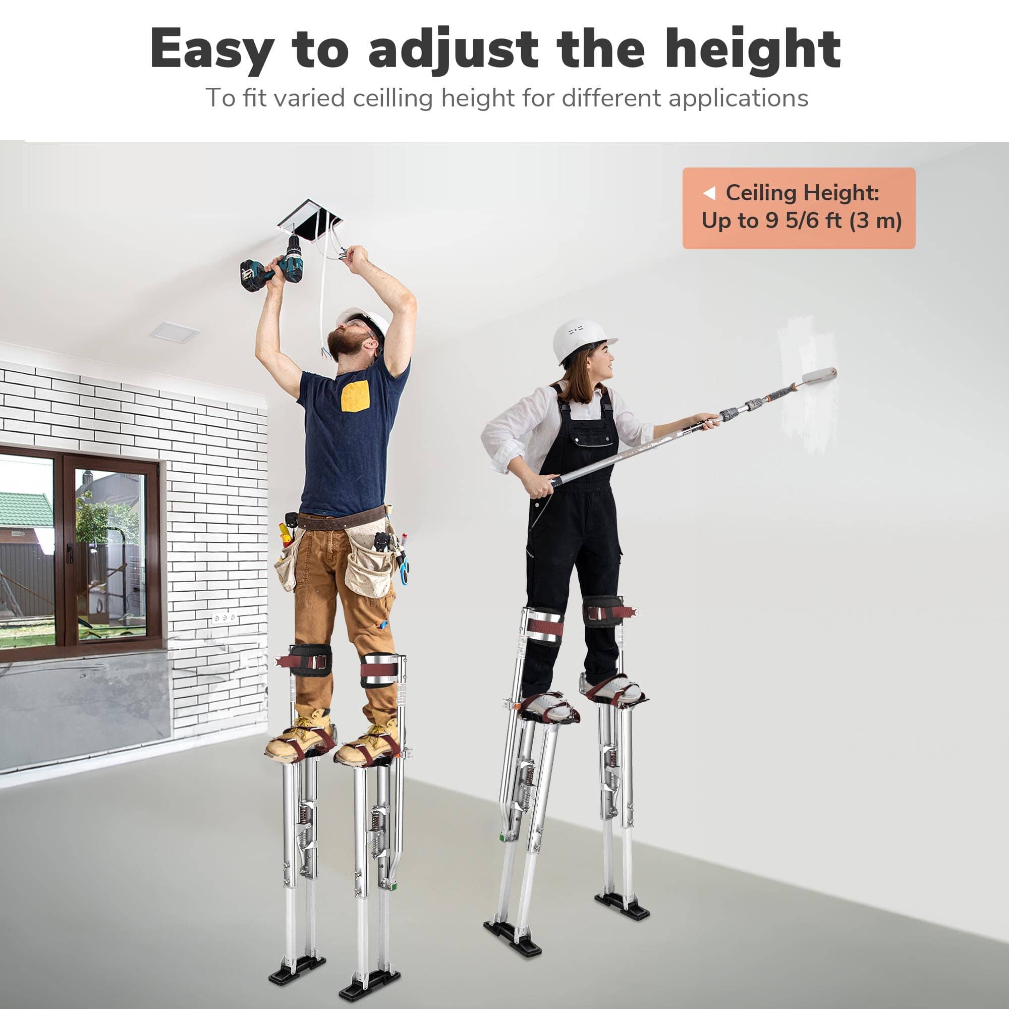 Yescom 08STI003-3650-11-LO Drywall-Stilts - View #7
