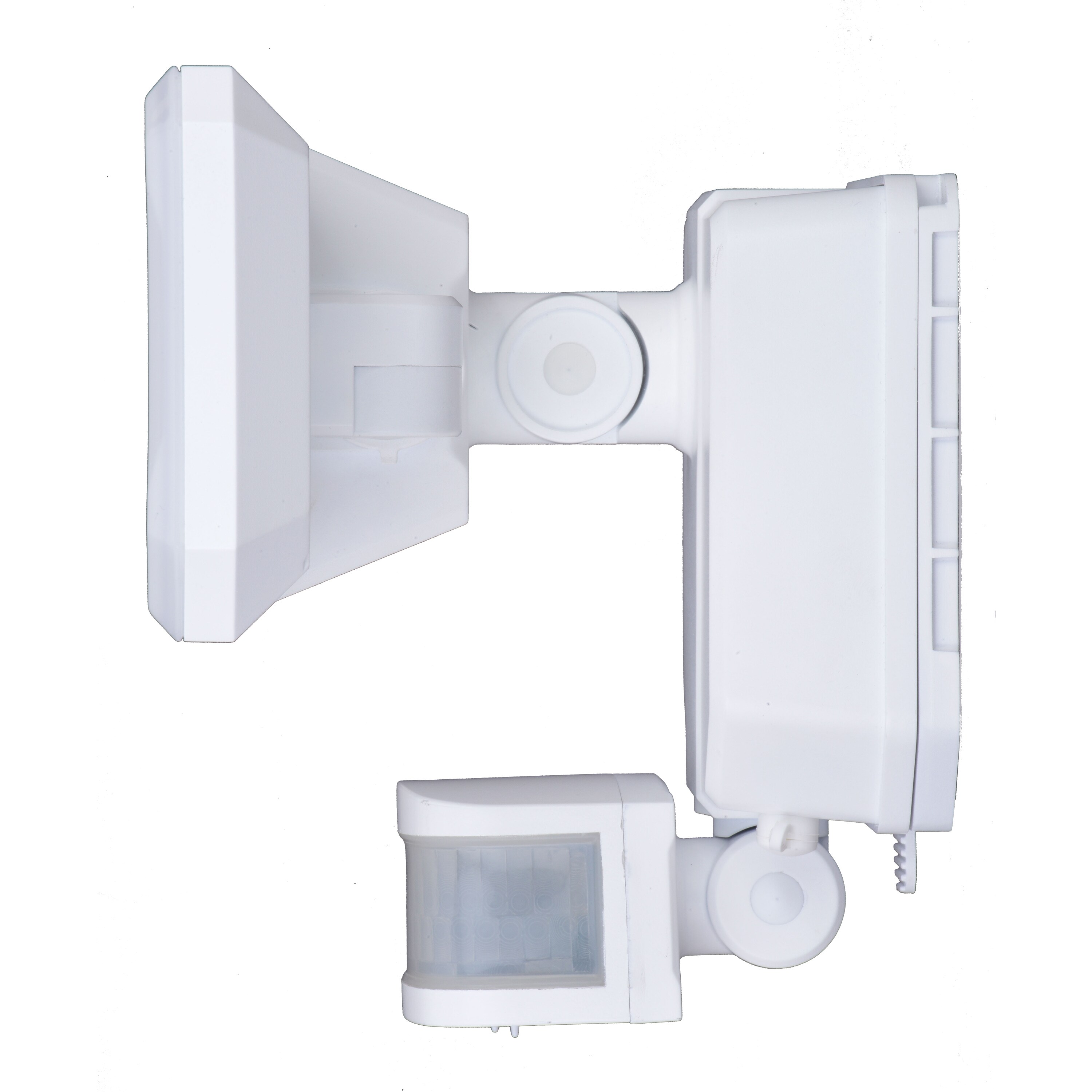 White Solar Powered LED Outdoor Security Flood Light with Motion Sensor