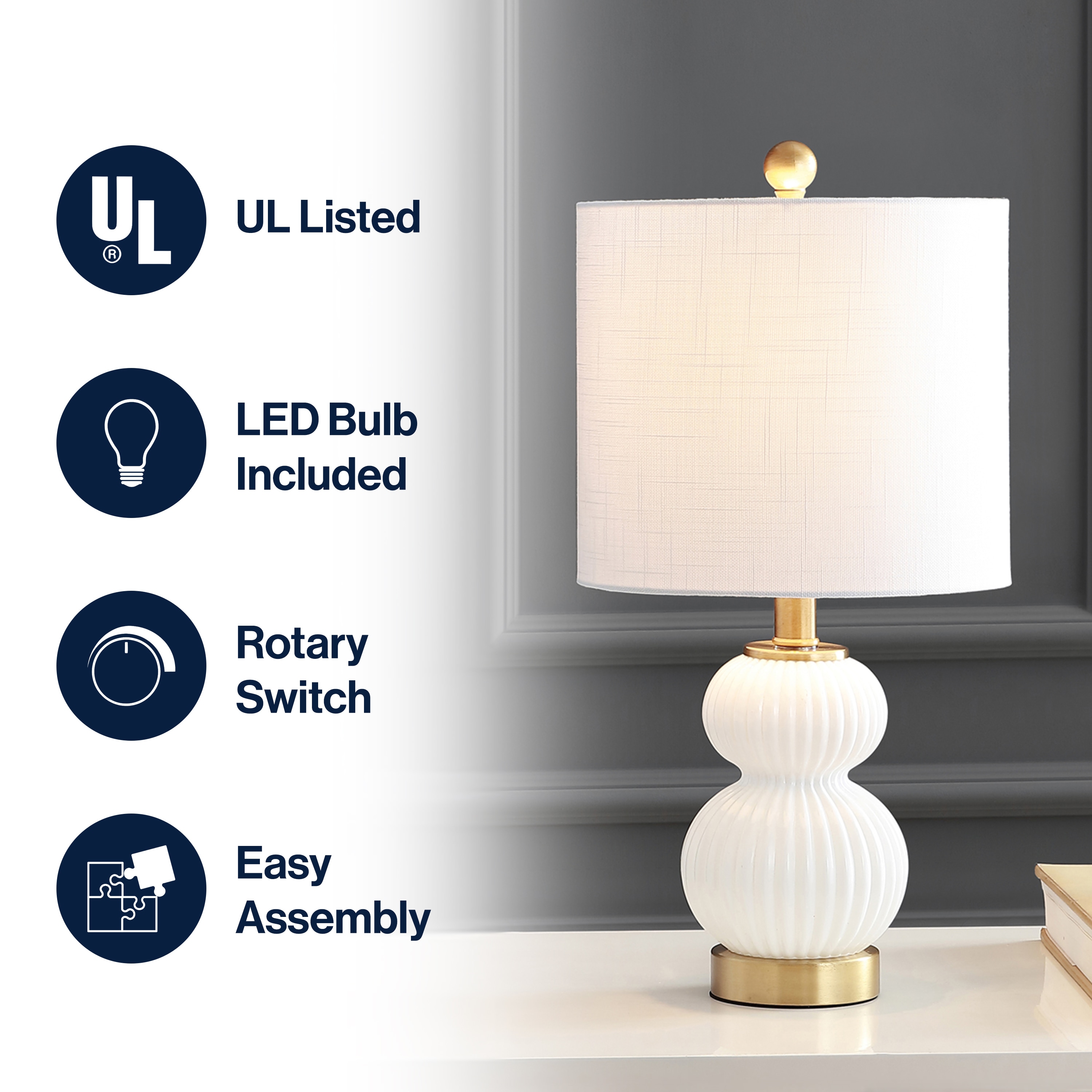 JONATHAN  Y JYL1099A Table-Lamps - View #3