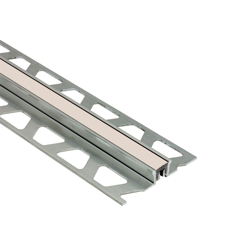 Schluter Systems AKSN110C Dilex-KSN 0.438-in W x 98.5-in L Cream Aluminum Tile Edge Trim