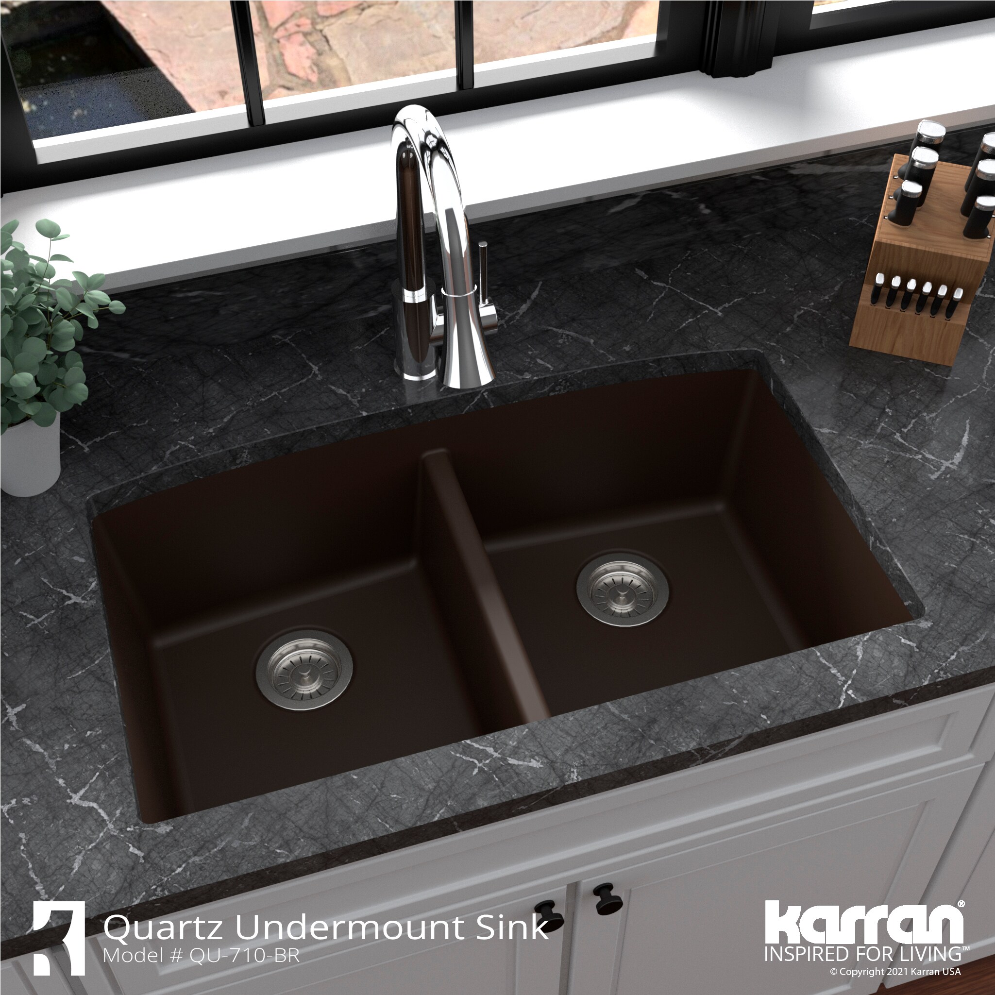 Karran QU-710-BR-PK1 Kitchen-Sinks - View #7