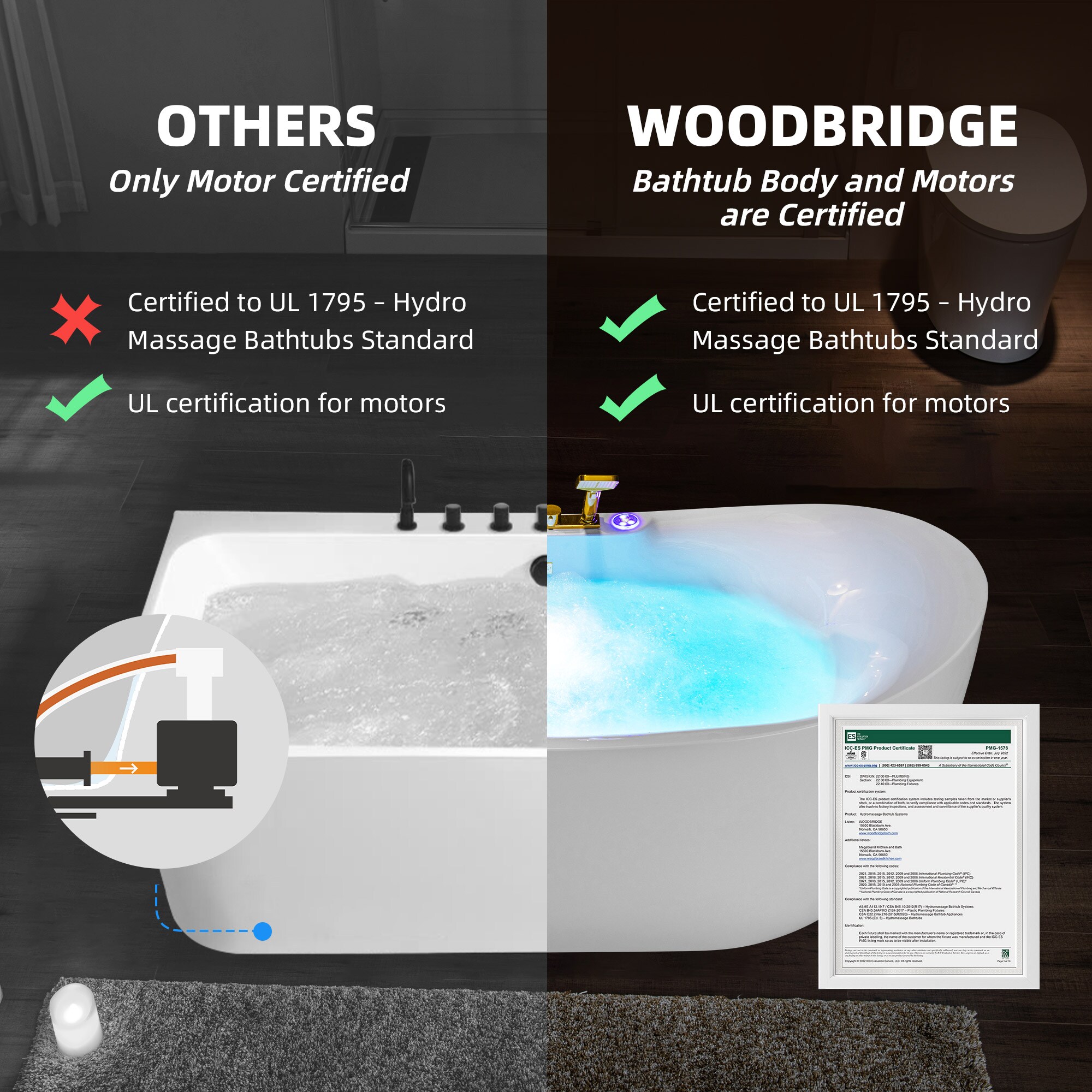 Woodbridge LB607 bathtubs - View #13