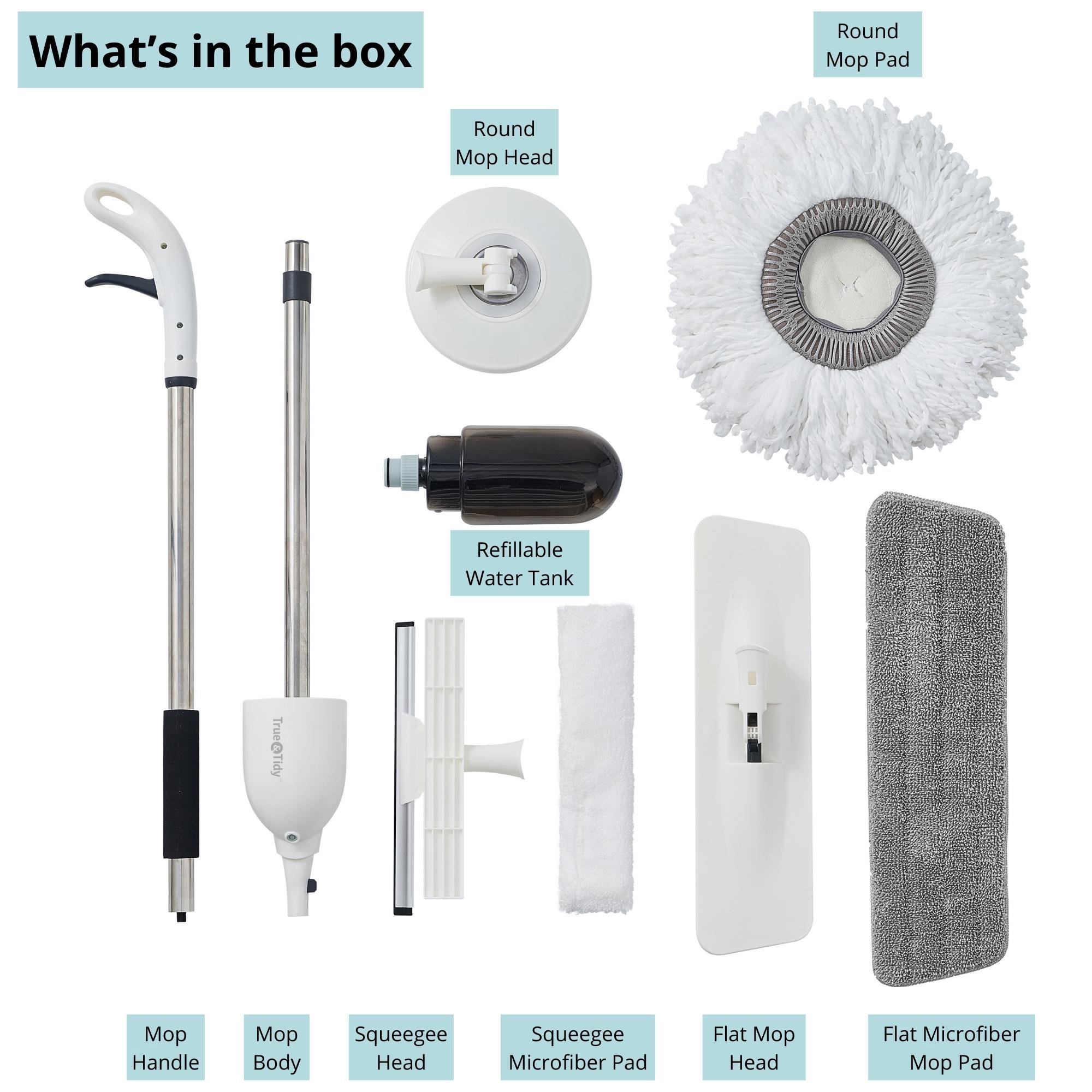True & Tidy SPRAY-360-WHITE Spray-Mops - View #9