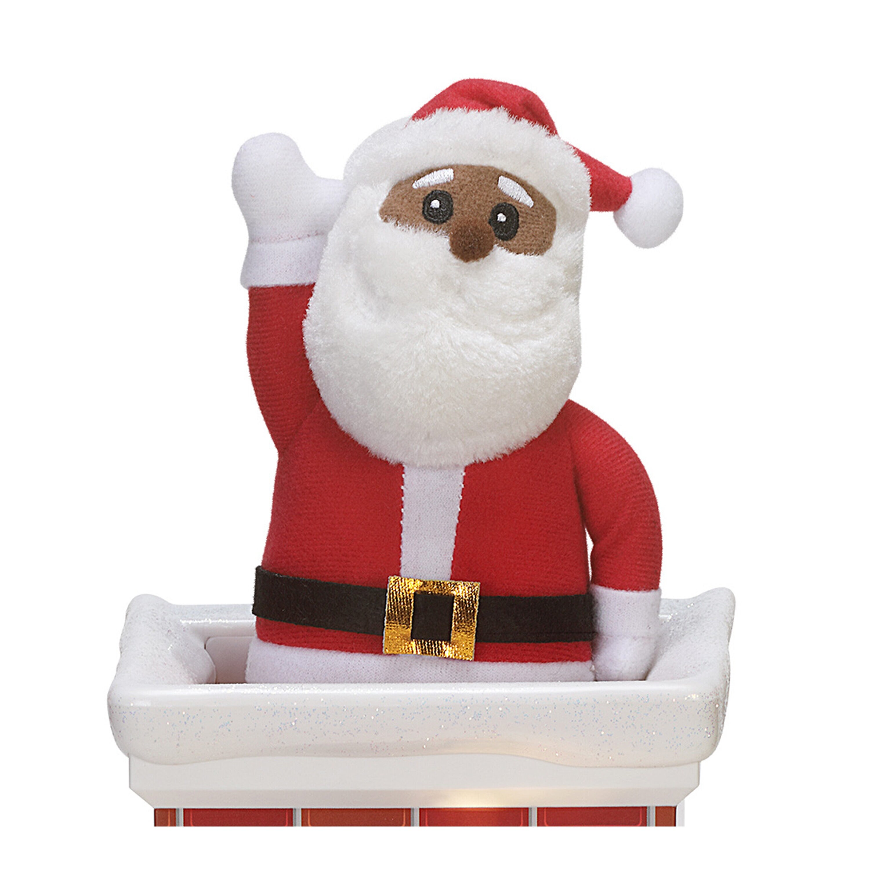 20.1 Electric Lighted Animated Santa Flying Around Tree Christmas