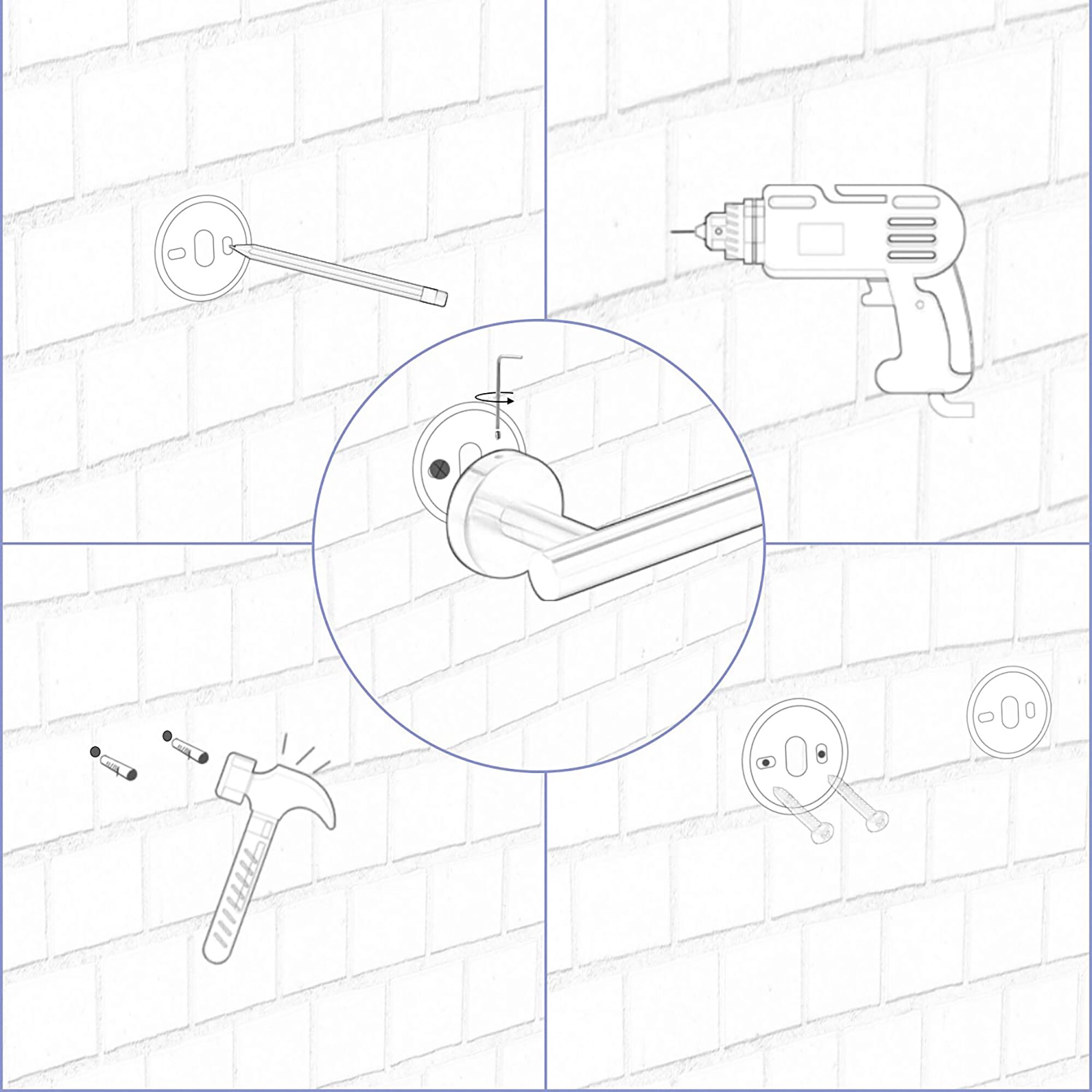 CASAINC MCS-594BG Decorative-Bath-Hardware-Kits - View #14