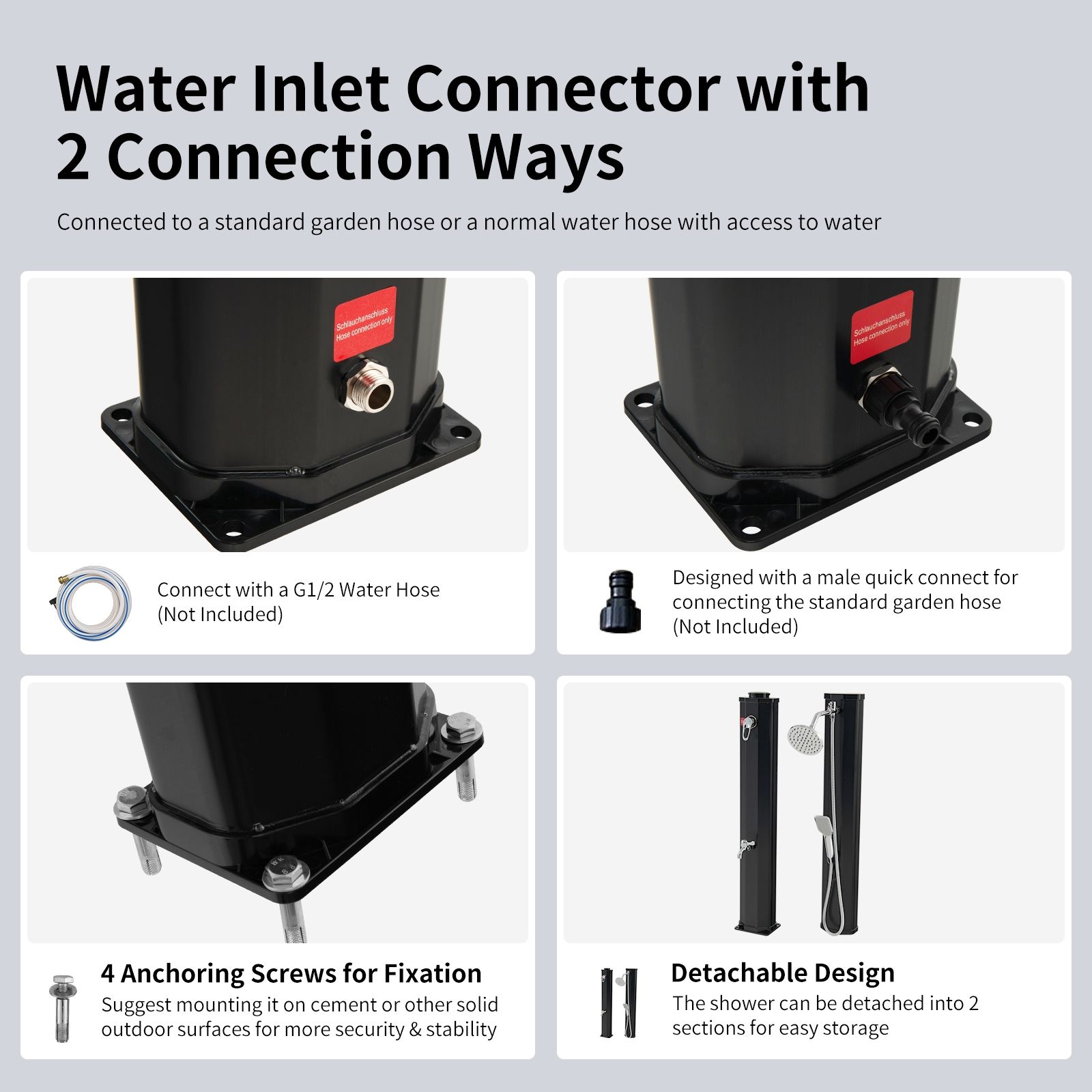 Slickblue D-CO-96501PN Outdoor-Showers - View #6