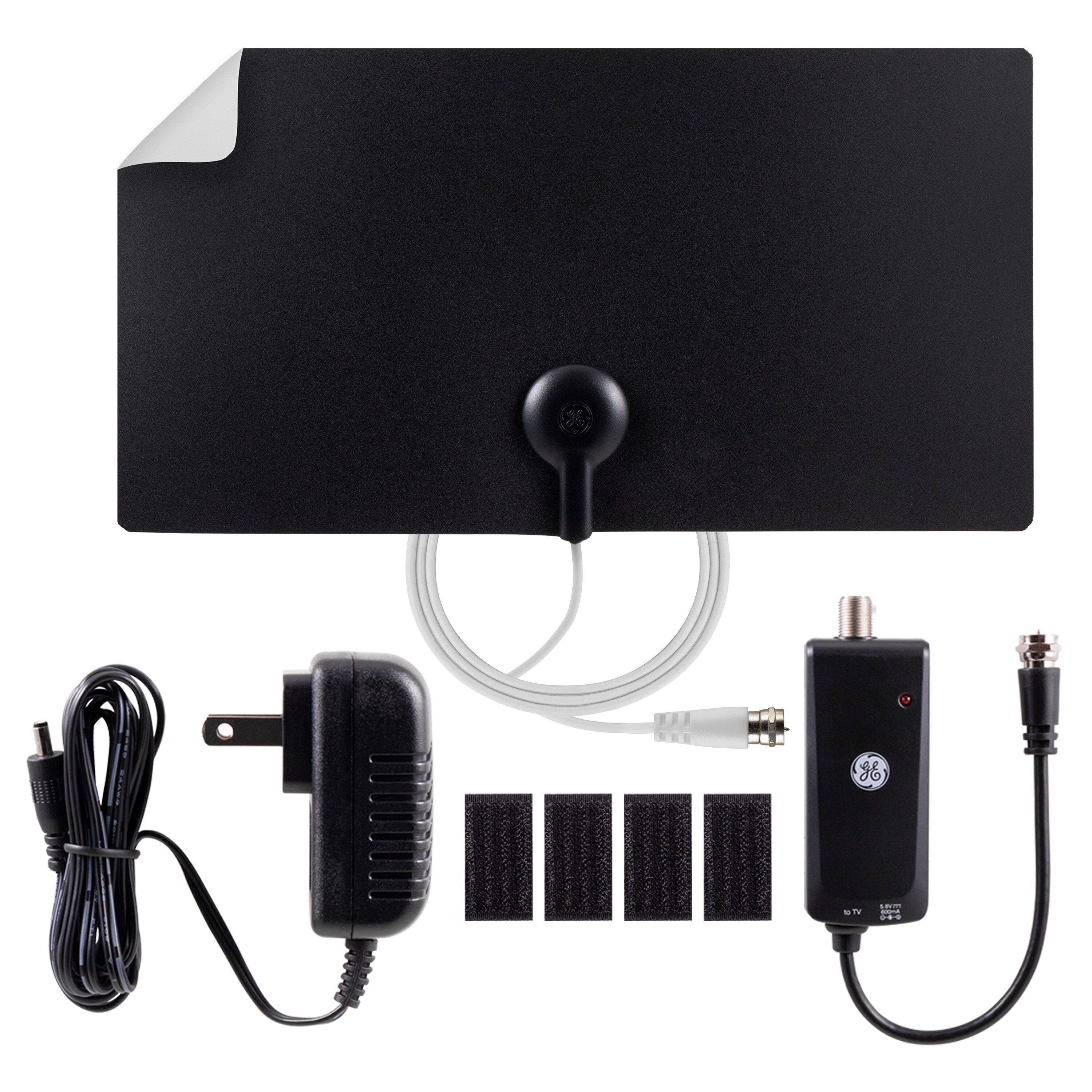 GE Ultra Edge Pro Flat Directional Indoor Hd, Uhf, Vhf TV Antenna in