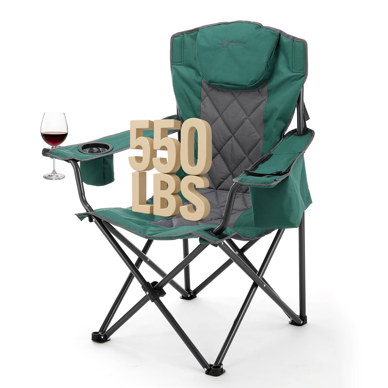 ARROWHEAD OUTDOOR ARROWHEAD KKS0274U FOREST GREEN FOLDABLE CAMPING #OFAR0316U
