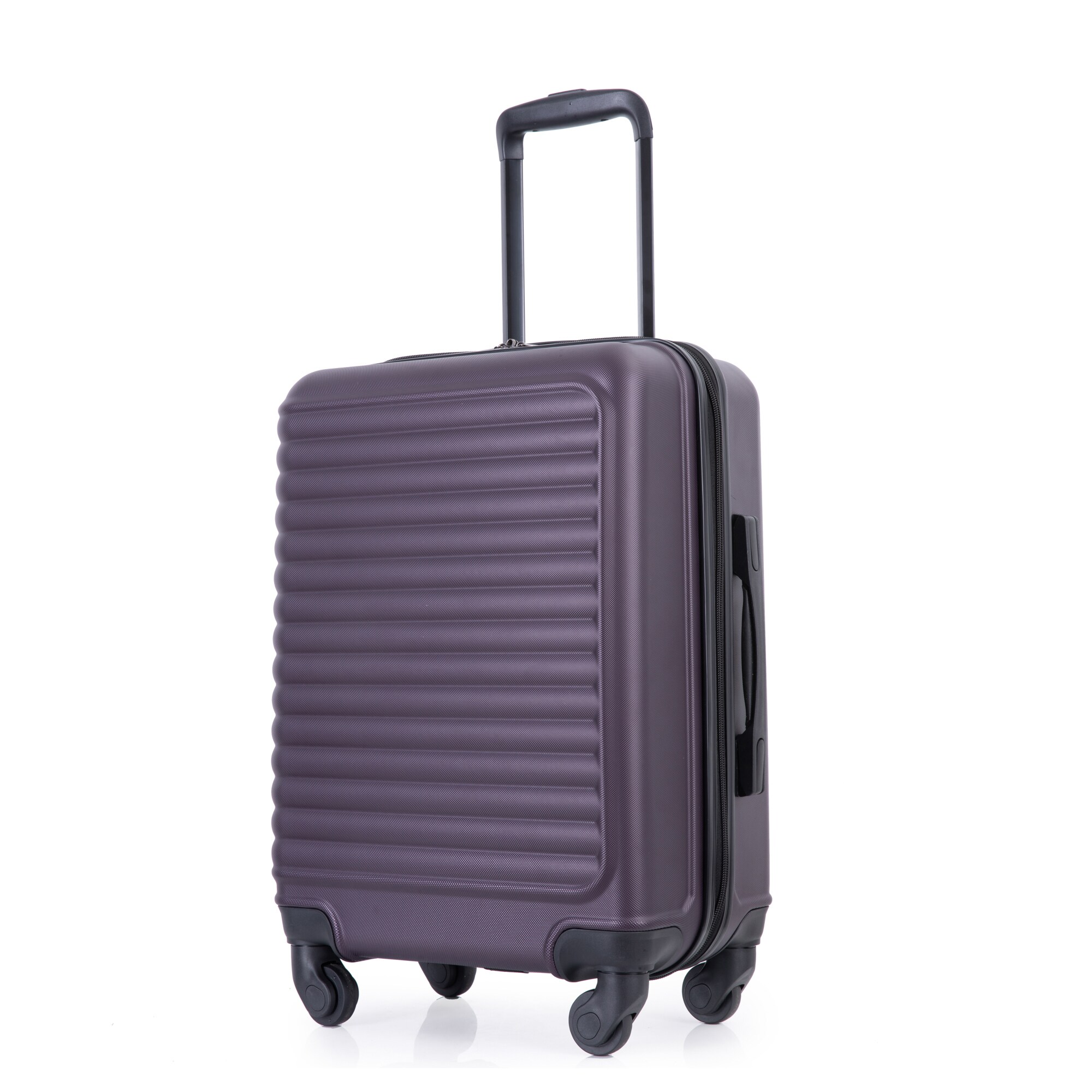 SINOFURN SYD9400011PP 14.6x9.1x21.7 Purple Plastic Hardshell Suitcase set