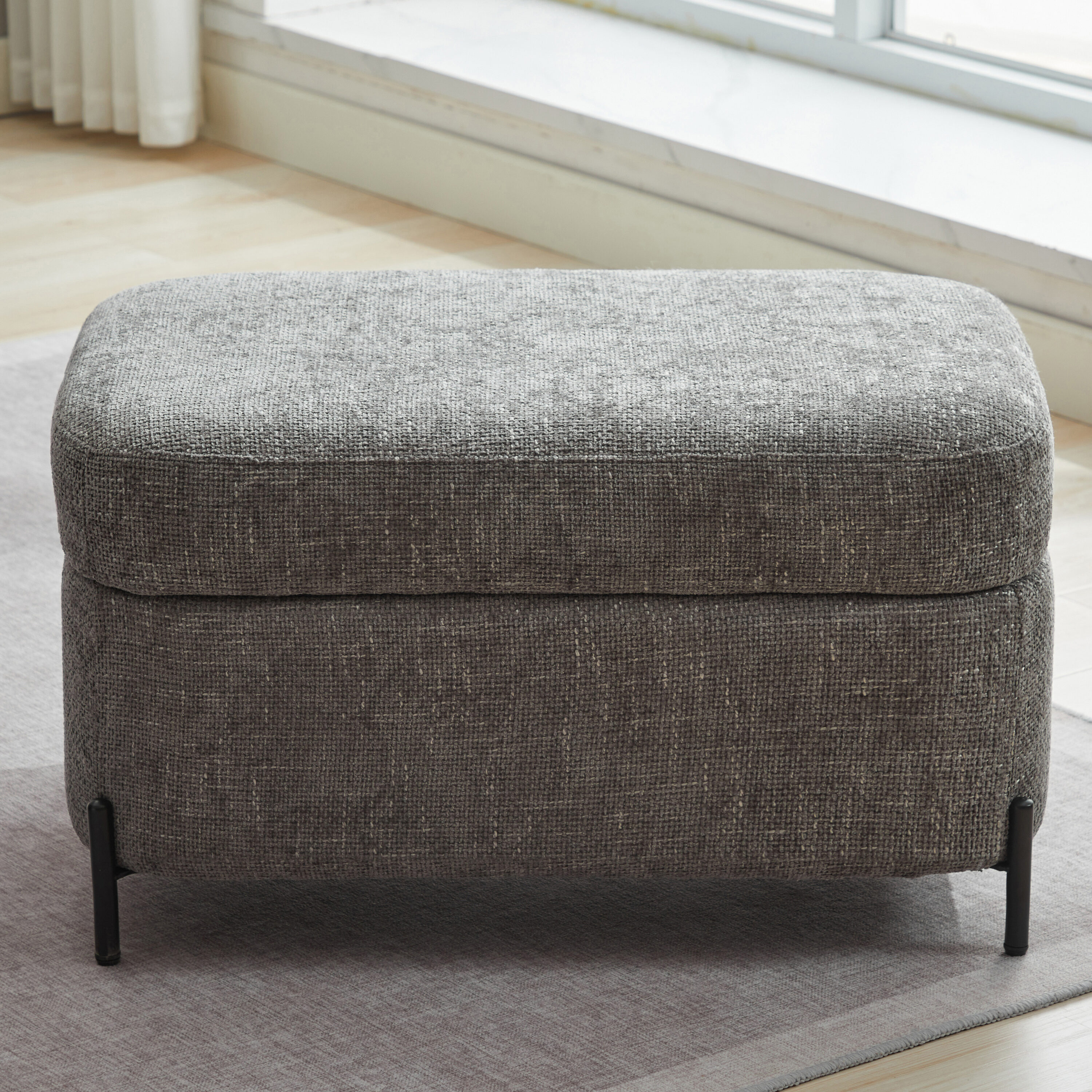 Hrinhom HC-W4003-CHARCOAL Indoor-Ottomans - View #3