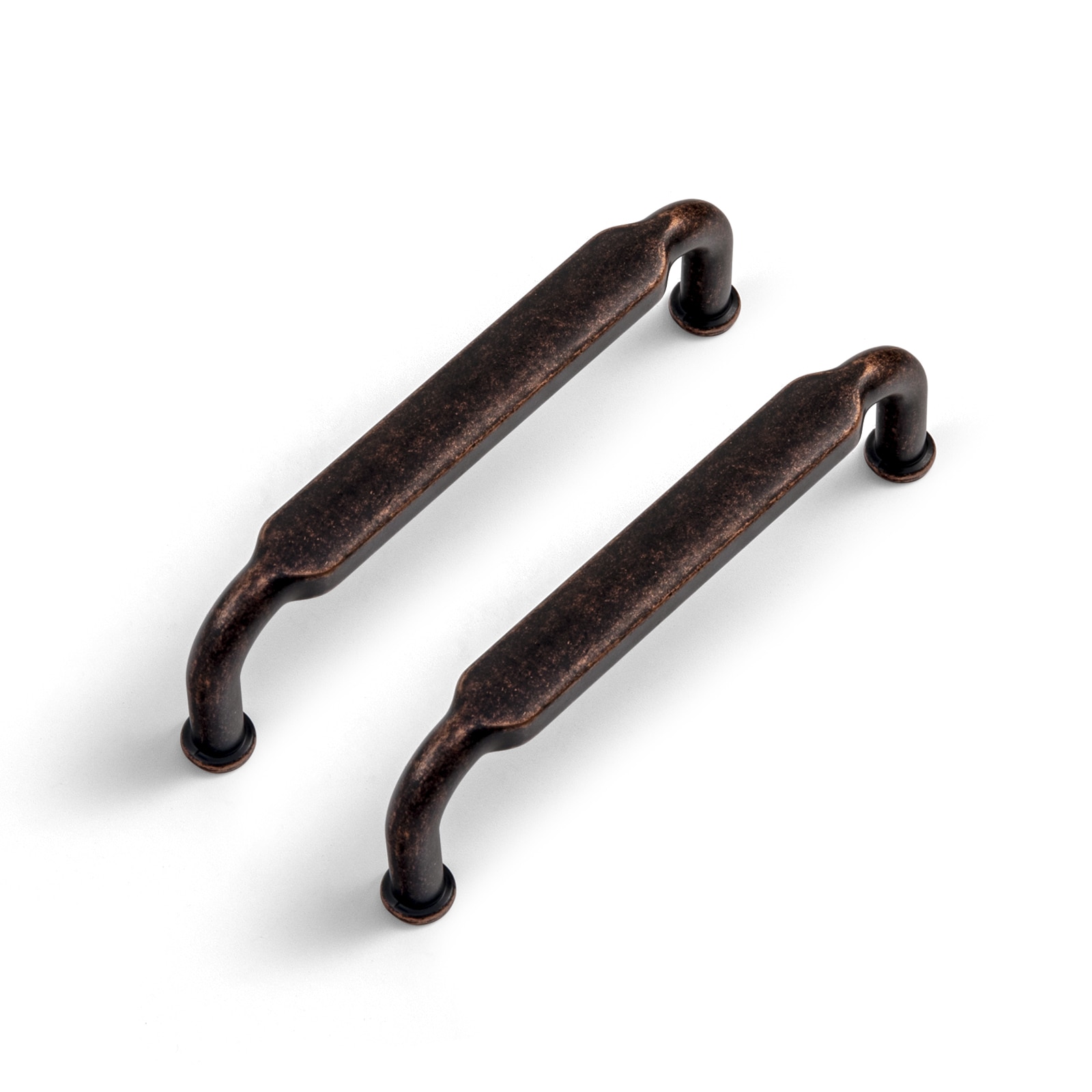 Miaokesen 2202AGT-96 3-3/4-in , 96mm Center to Center Antique Oil Rubbered Bronze Novelty Handle 6 -Pack