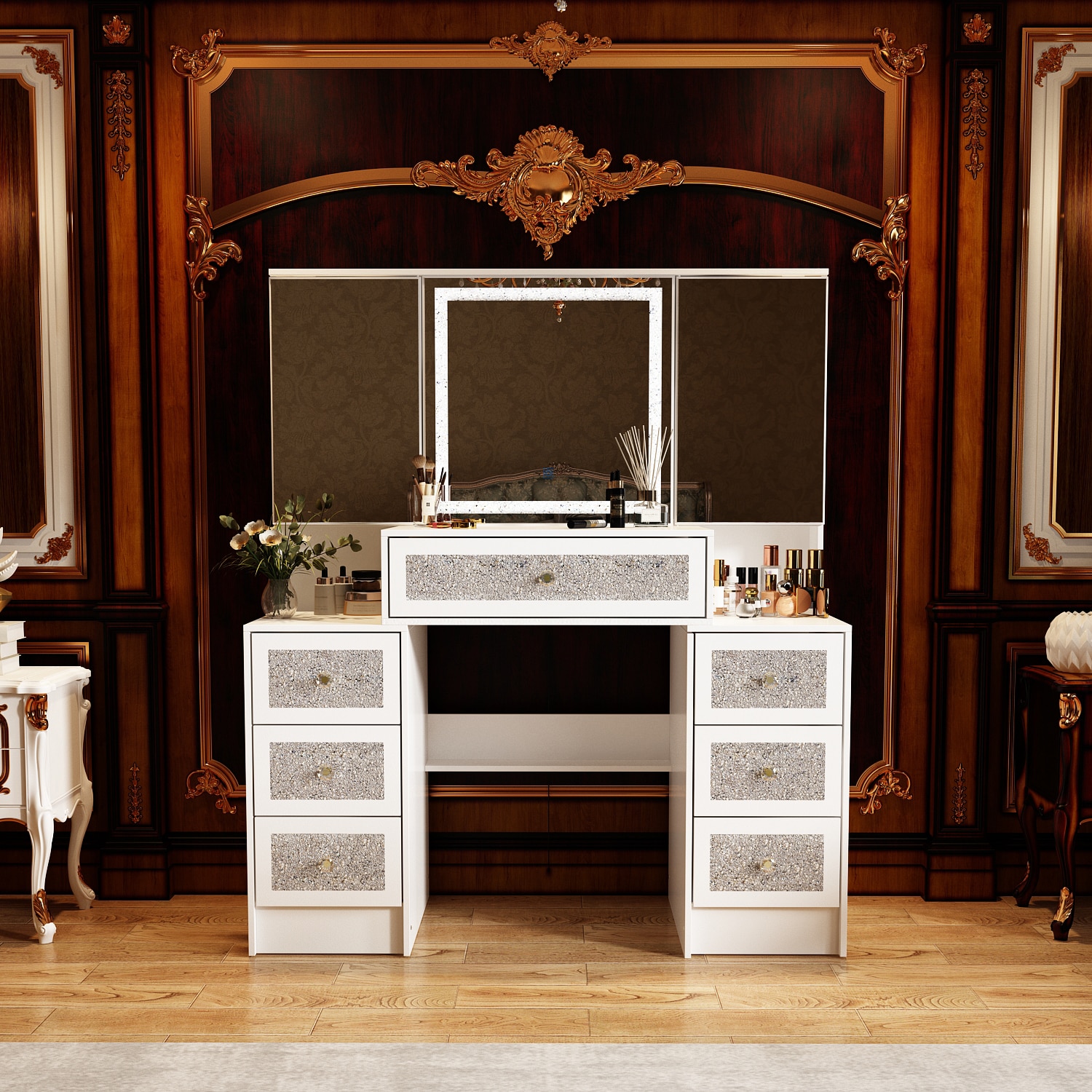 FUFU&GAGA KF210266-01 Bedroom-Vanities - View #2
