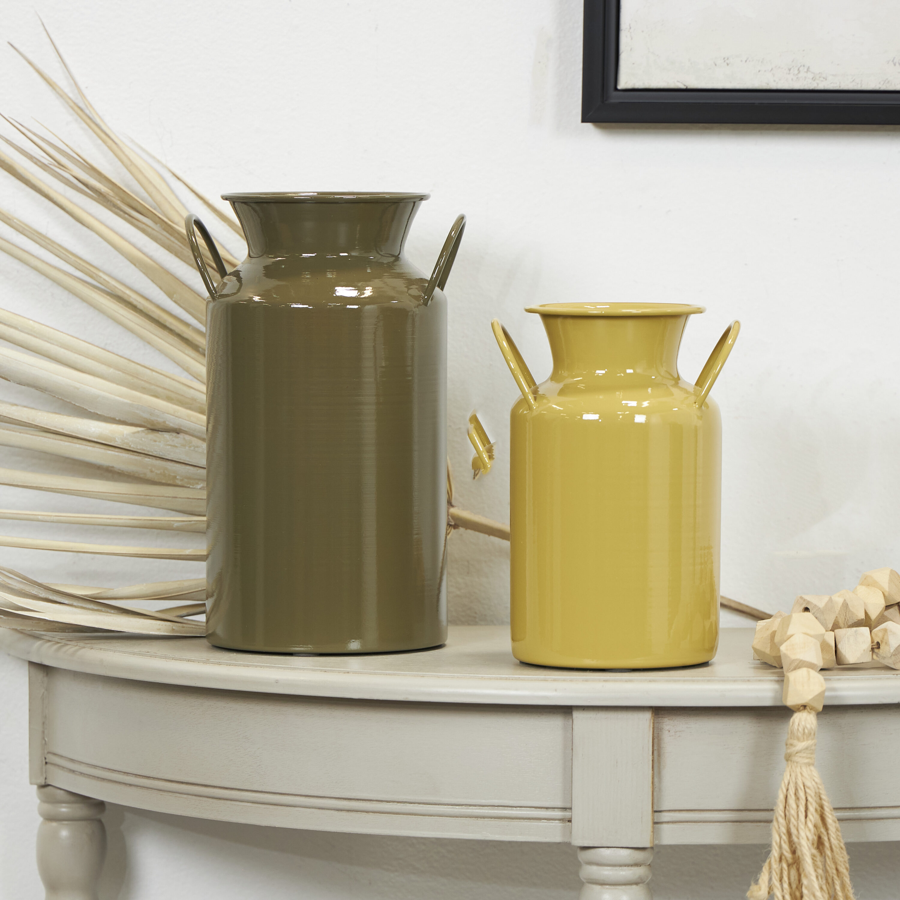 Grayson Lane 822153 2 -Pack Multiple colors/finishes Iron Modern Vase