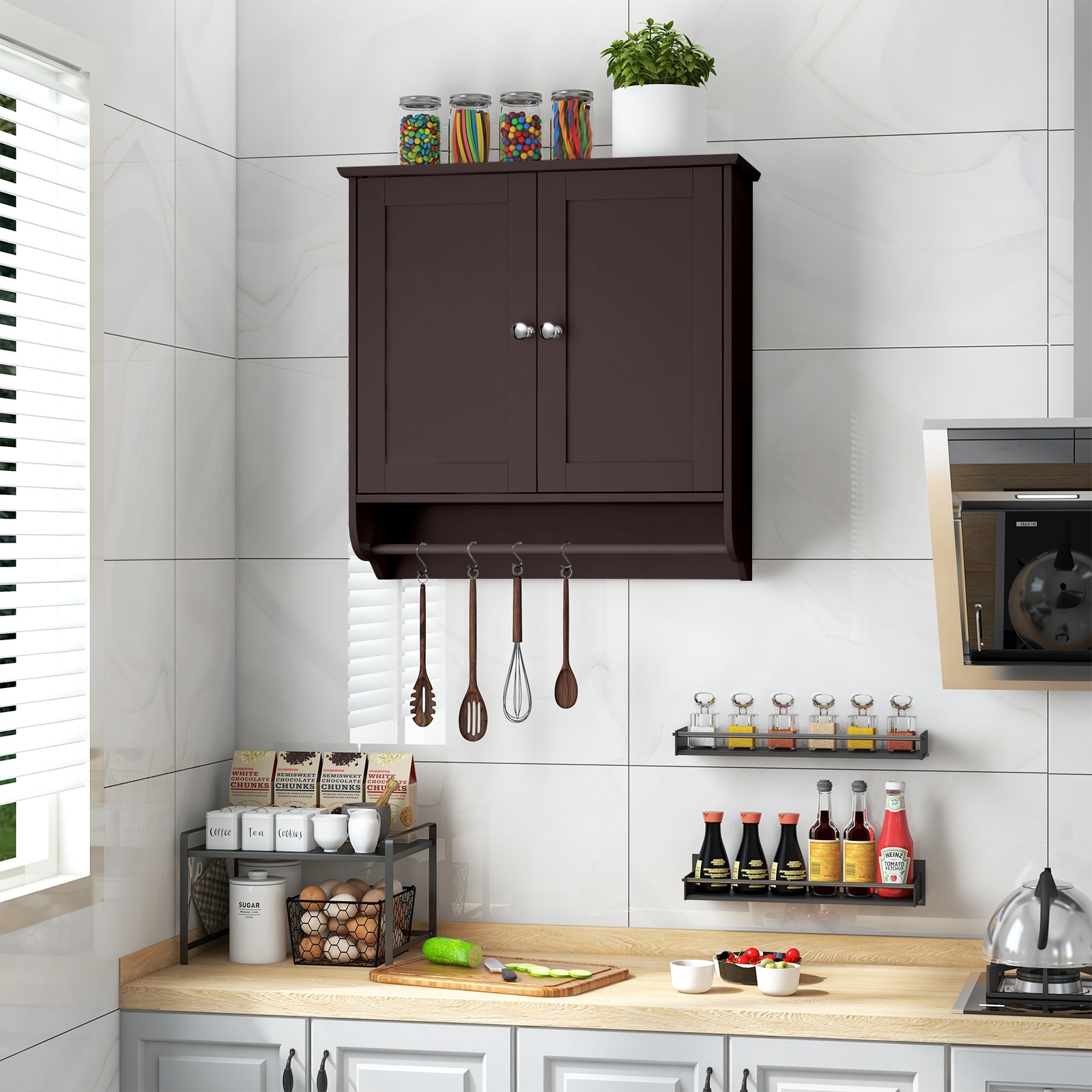 WELLFOR UTG10435BN Bathroom-Wall-Cabinets - View #8