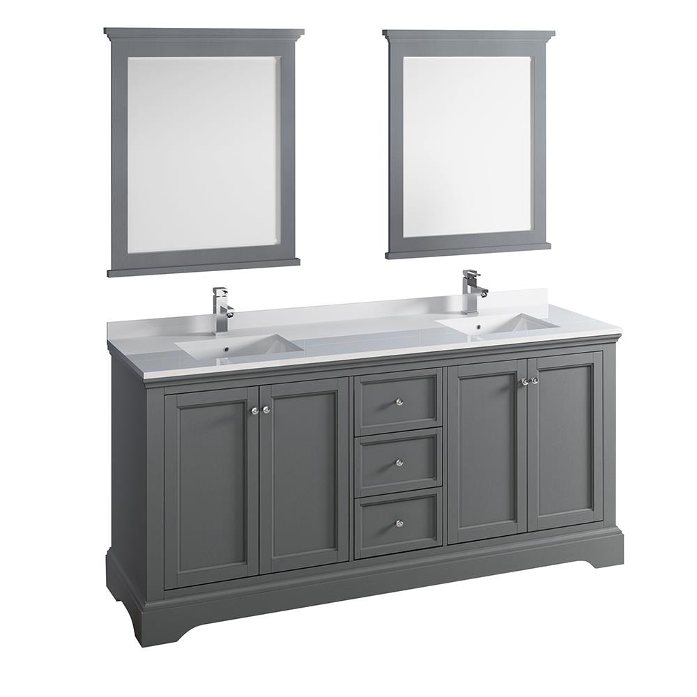 Fresca FVN2472GRV Bath-Vanity-Combo - View #2