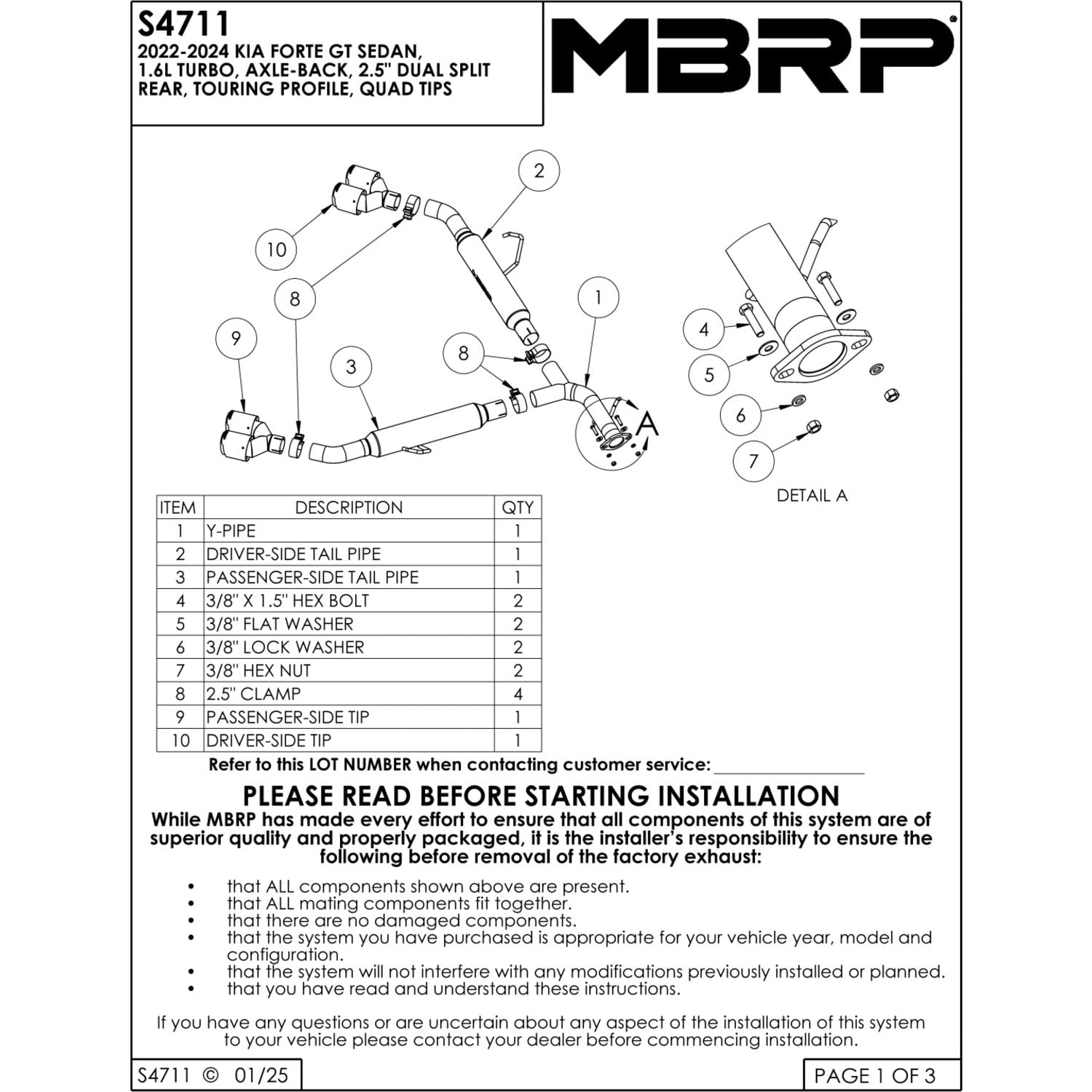 MBRP S47113CF Exterior-Car-Acc - View #2