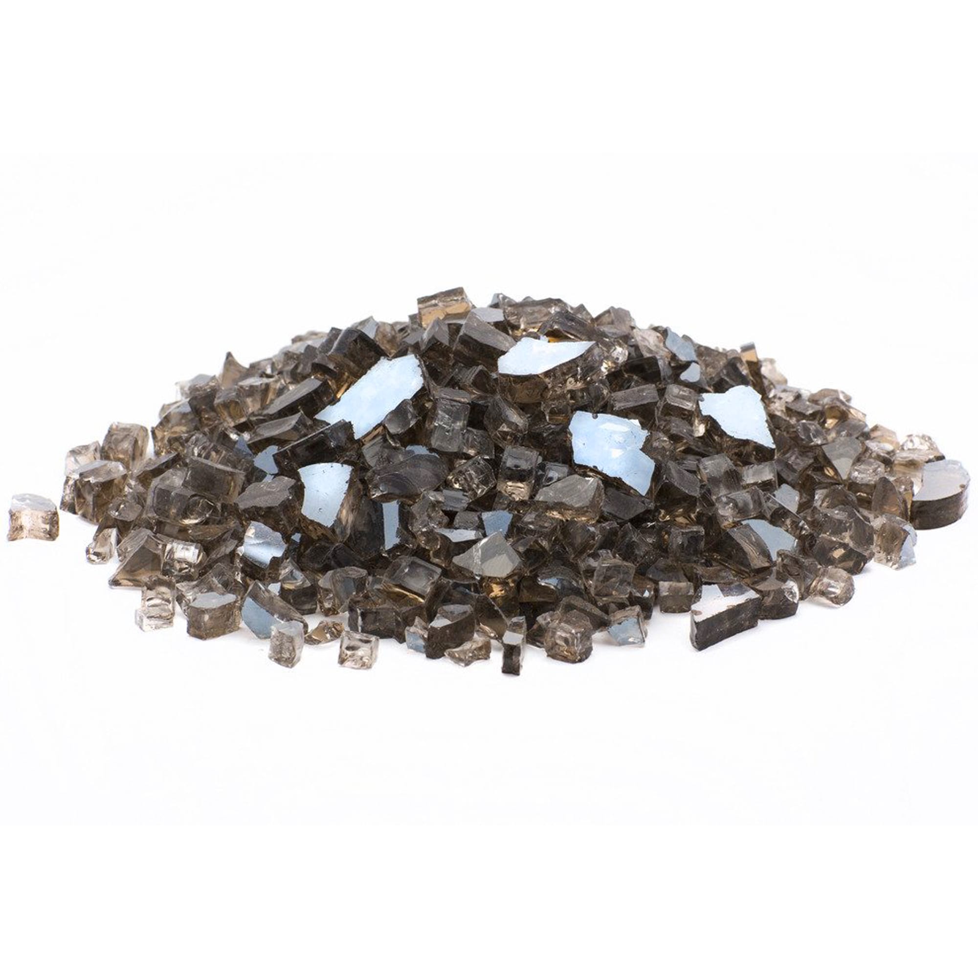 Dragon Glass DFG20-R05M Bronze Fire Glass 1/2"- 20lbs Bag