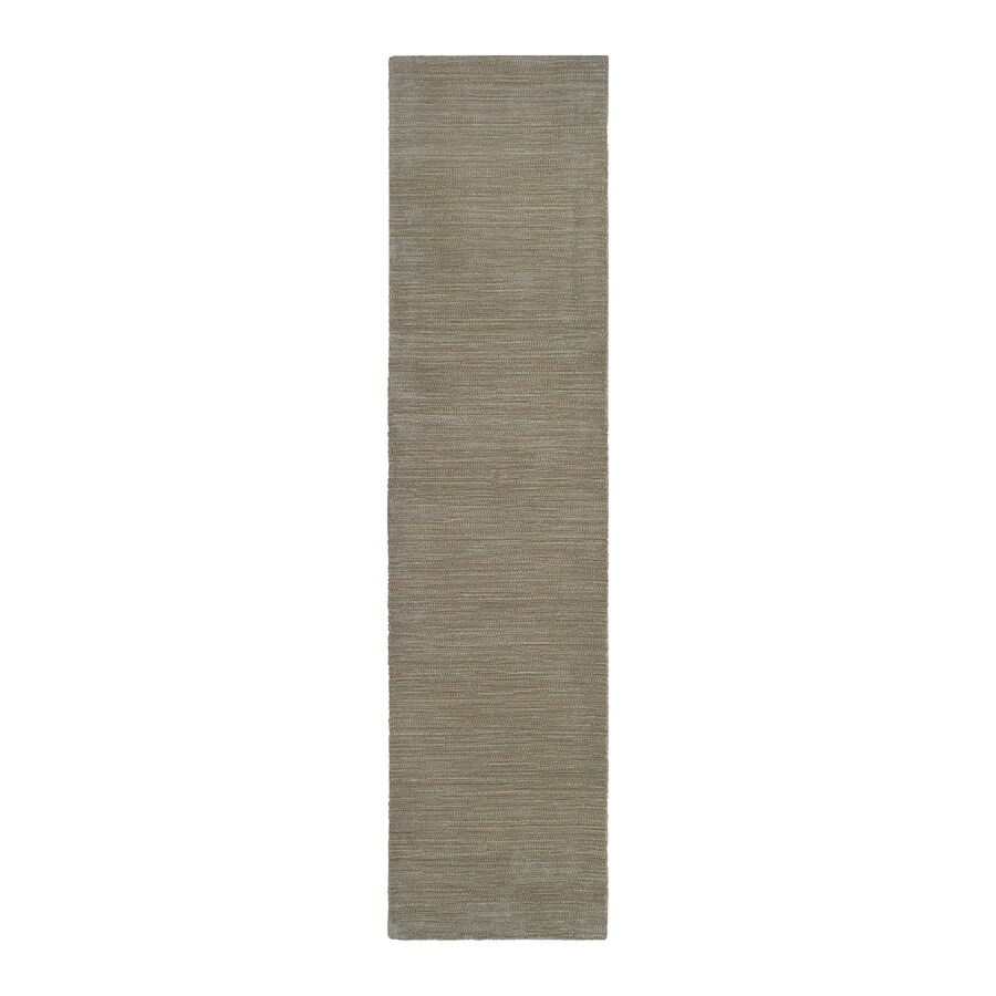 allen + roth 2 x 8 Wool Oatmeal Indoor Solid Runner Rug at Lowes.com