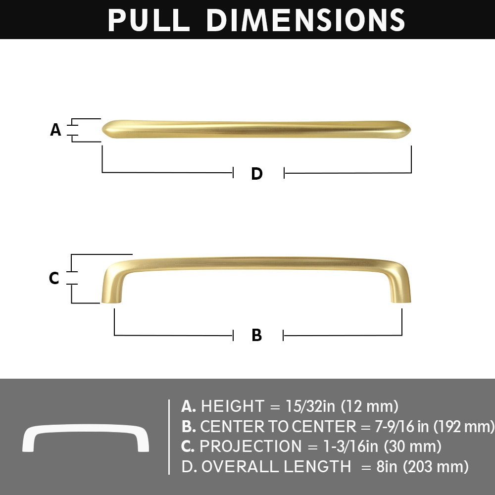 Miaokesen 2027TLS-192 Cabinet-Pulls - View #2