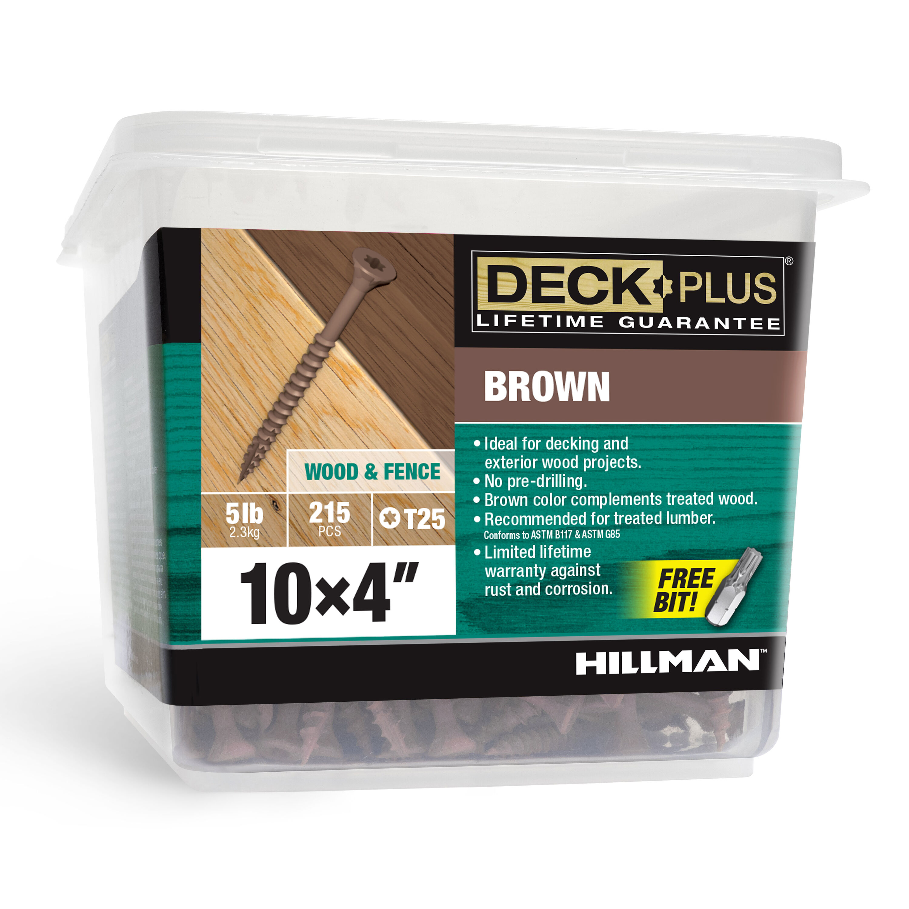 Deck Plus 10 X 4 In Wood To Wood Deck Screws 215 Per Box In The Deck   61154980 