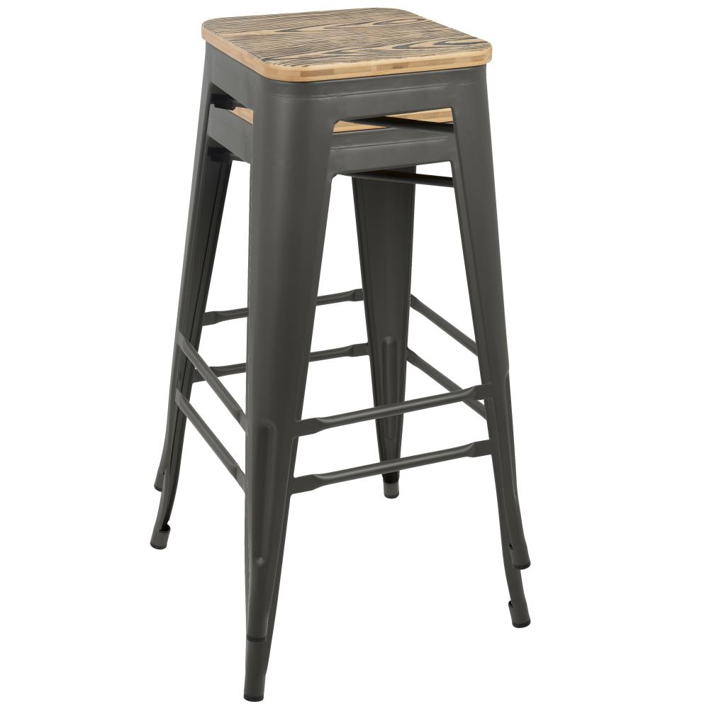 LumiSource BS-TW-OR BN+GY2 stools - View #7