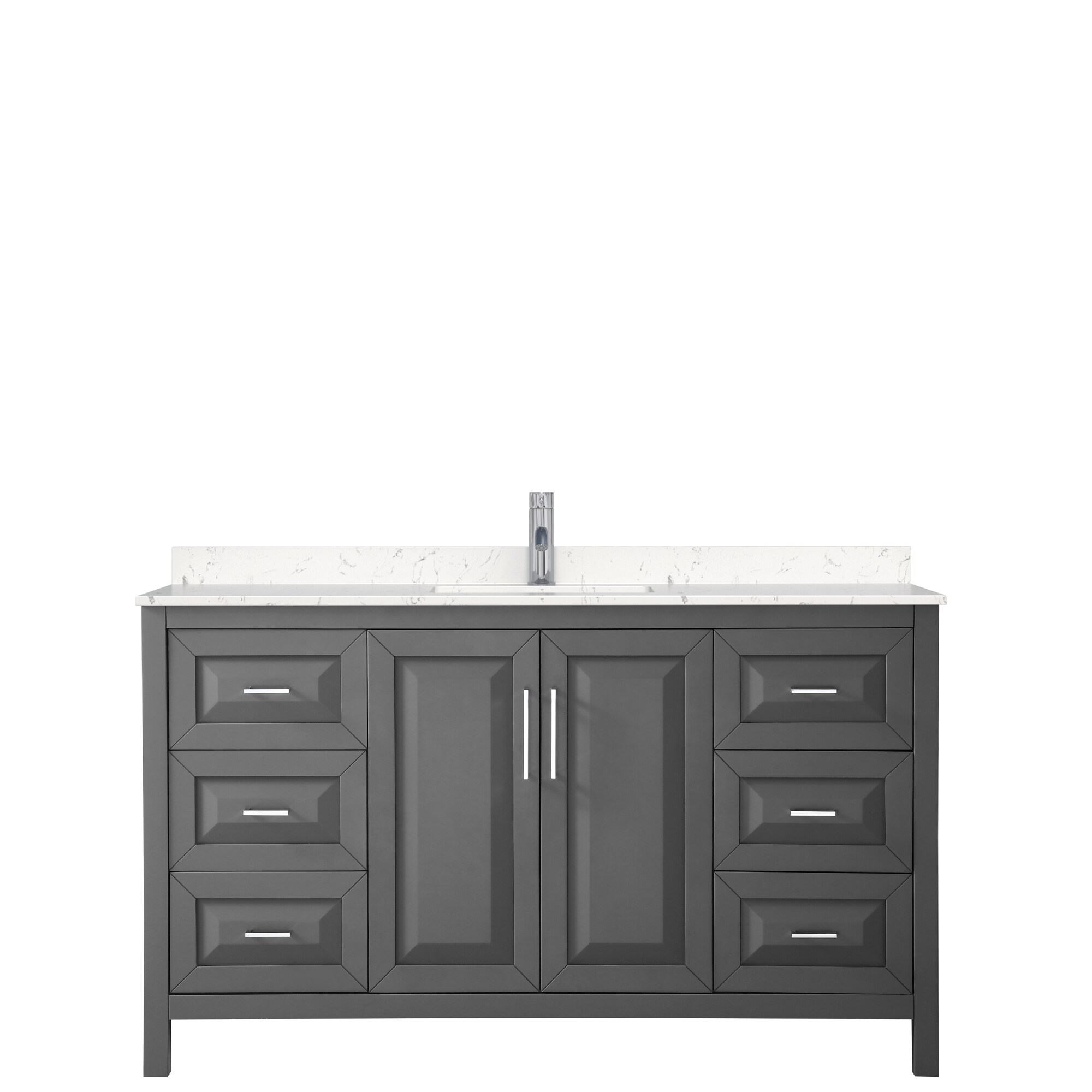Wyndham Collection WCV252560SKGC2UNSMXX Bath-Vanity-Combo - View #3