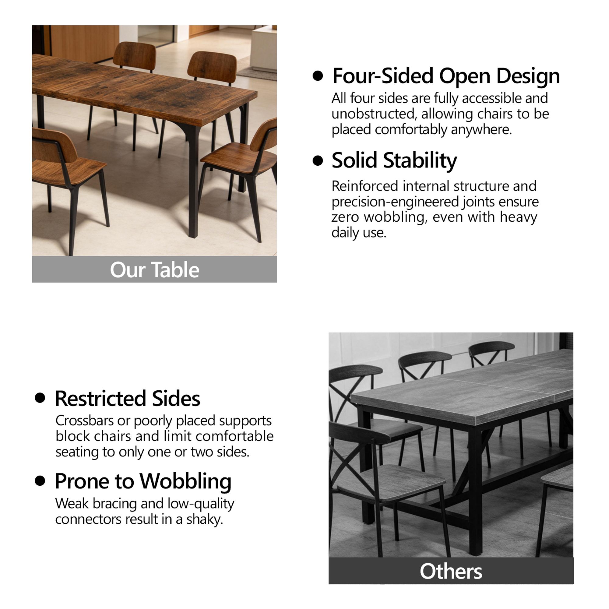 Winado TGK1-G52010109 Dining-Tables - View #6