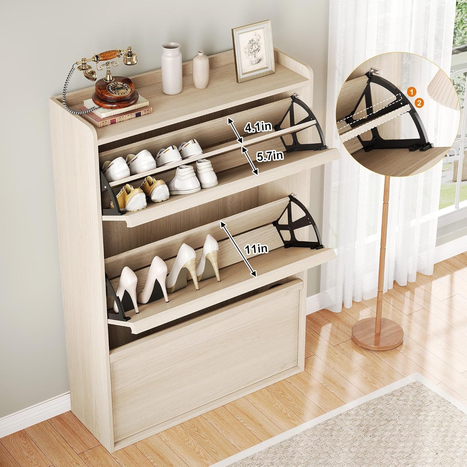 WhizMax MIE-PHO-15G05VKS Shoe-Racks - View #10