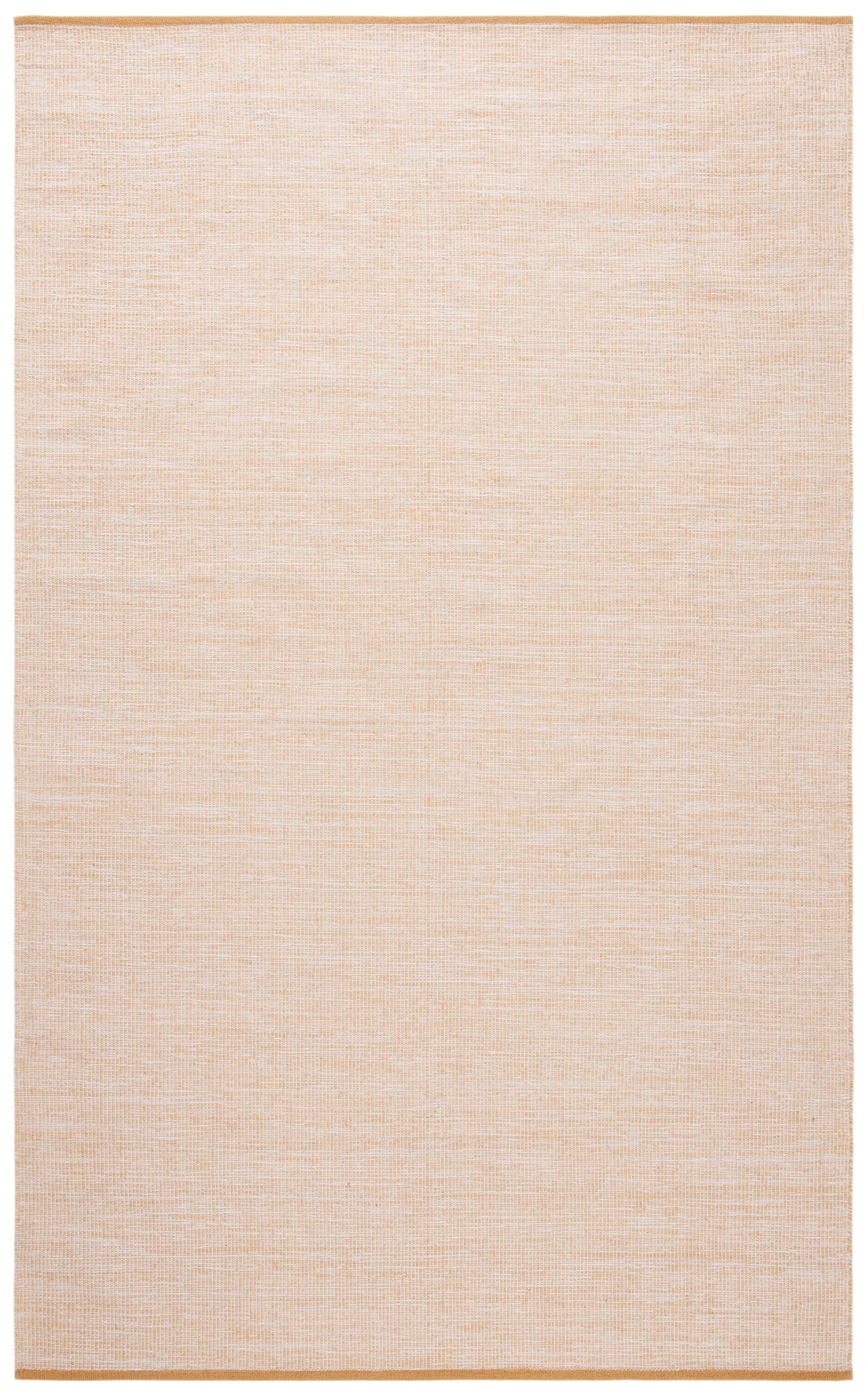 Coastal Charm Gold Flat Woven Cotton 5' x 8' Rug