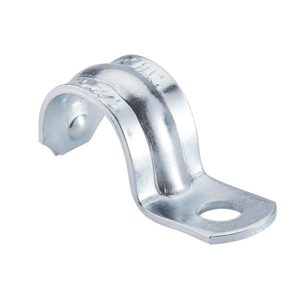 Halex 1/2-in Electrical (EMT) Galvanized Steel One-hole Strap Conduit  Fittings (100-Pack) in the Conduit Fittings department at