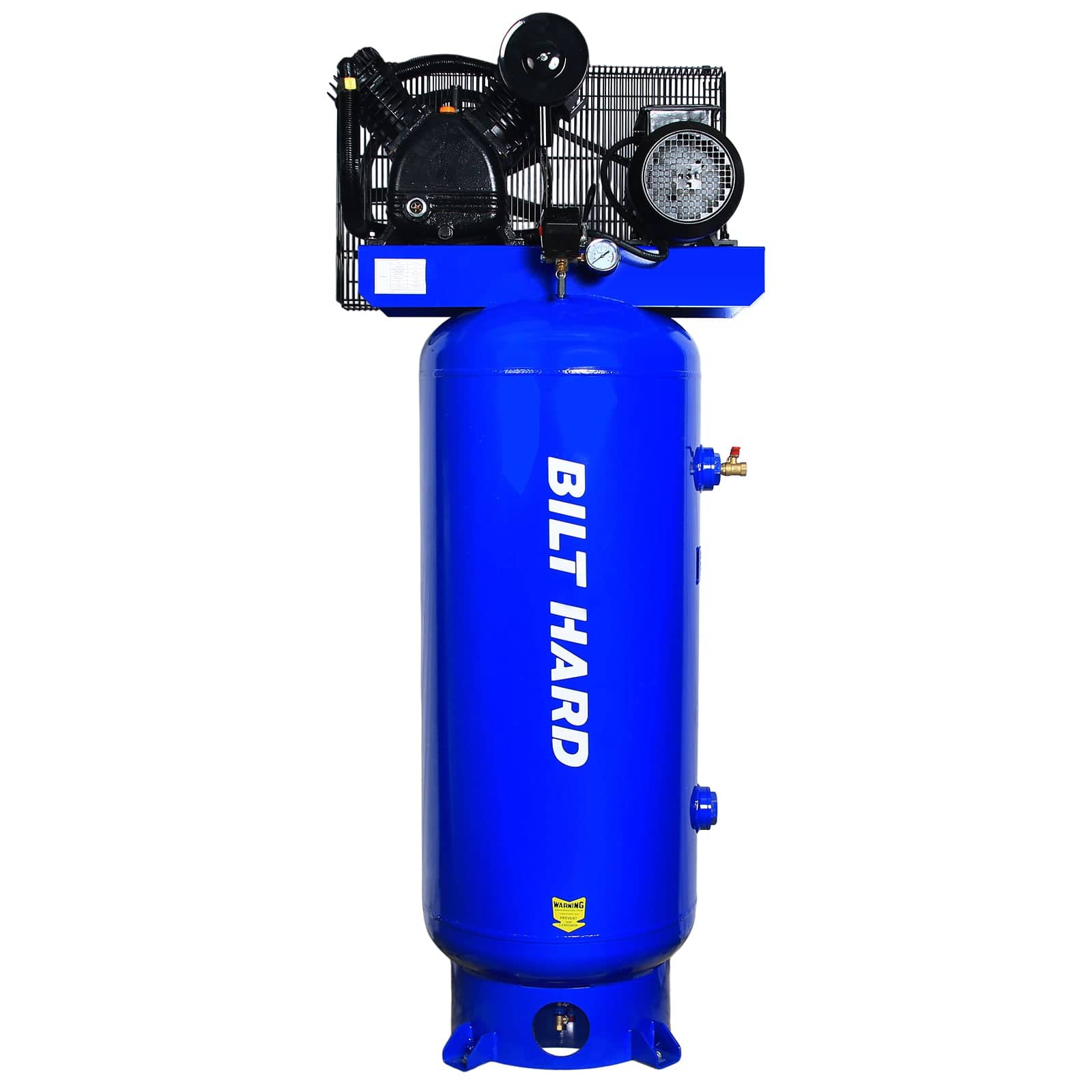 BILT HARD  60 Gallon Portable Electric Air Compressor 5HP 175 PSI Two Stage Oil Lubricated
