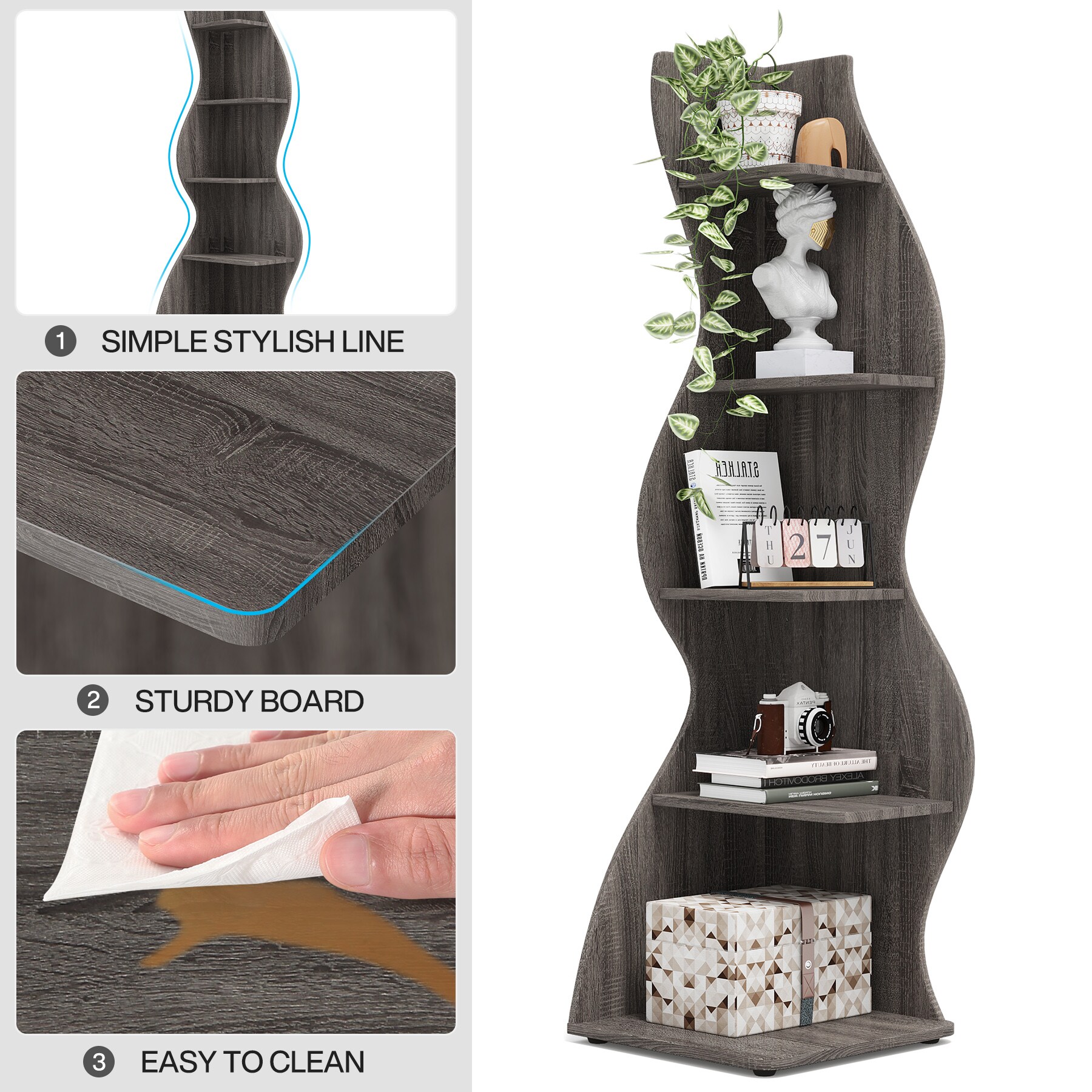 Tribesigns HOGA-J0230 bookcases - View #5