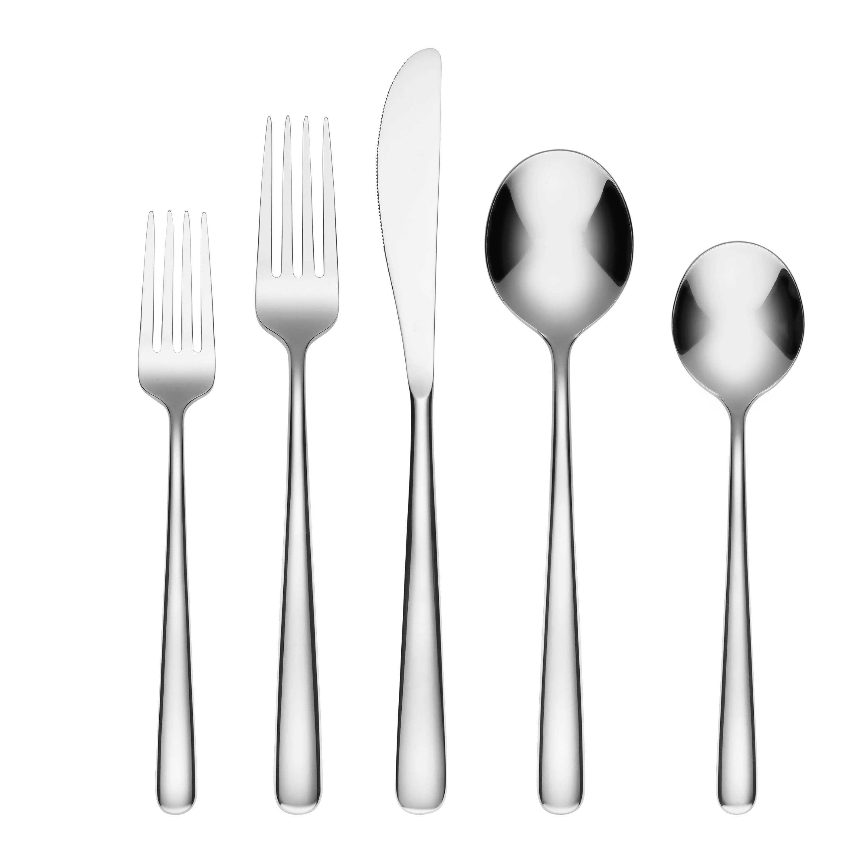 Cambridge 304320CNB12DS Lorenn Mirror 20 -Pieces Polished Modern Flatware
