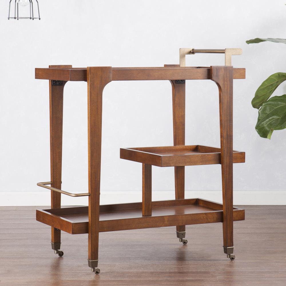 Anders Rustic Bar Cart - CharmyDecor