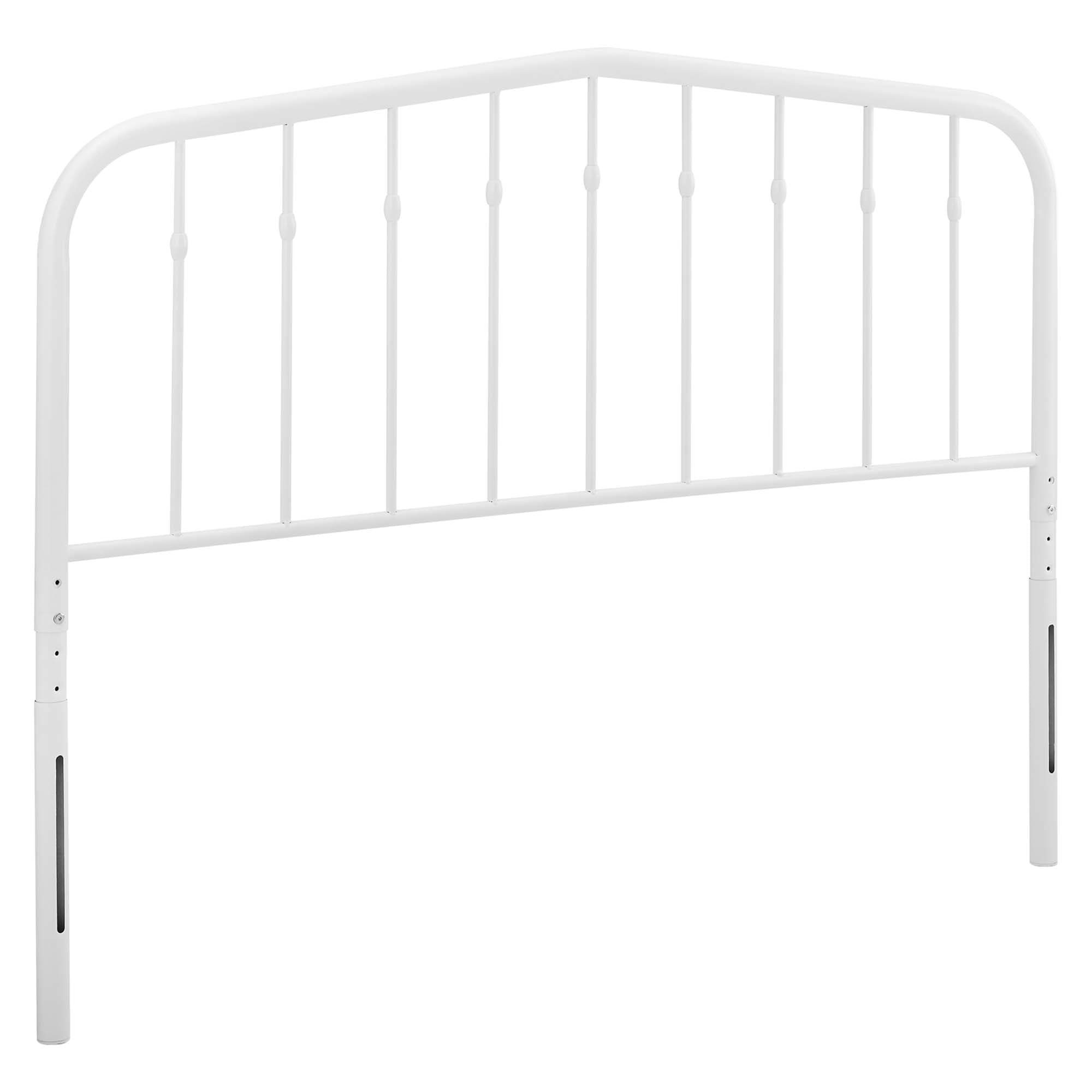  Lennon Metal Full Headboard in White
