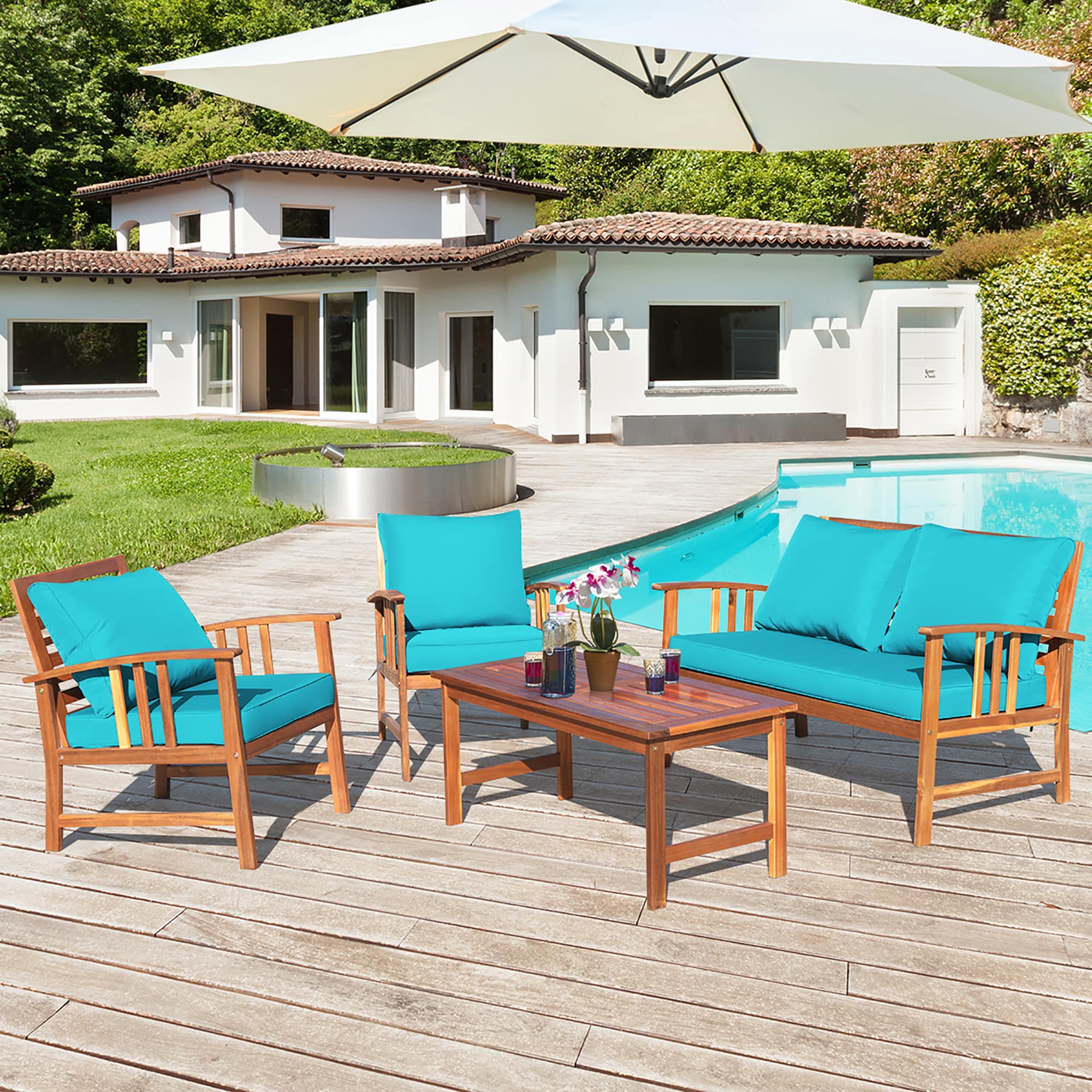 Costway HW62425TU+ Patio-Conversation-Sets - View #8