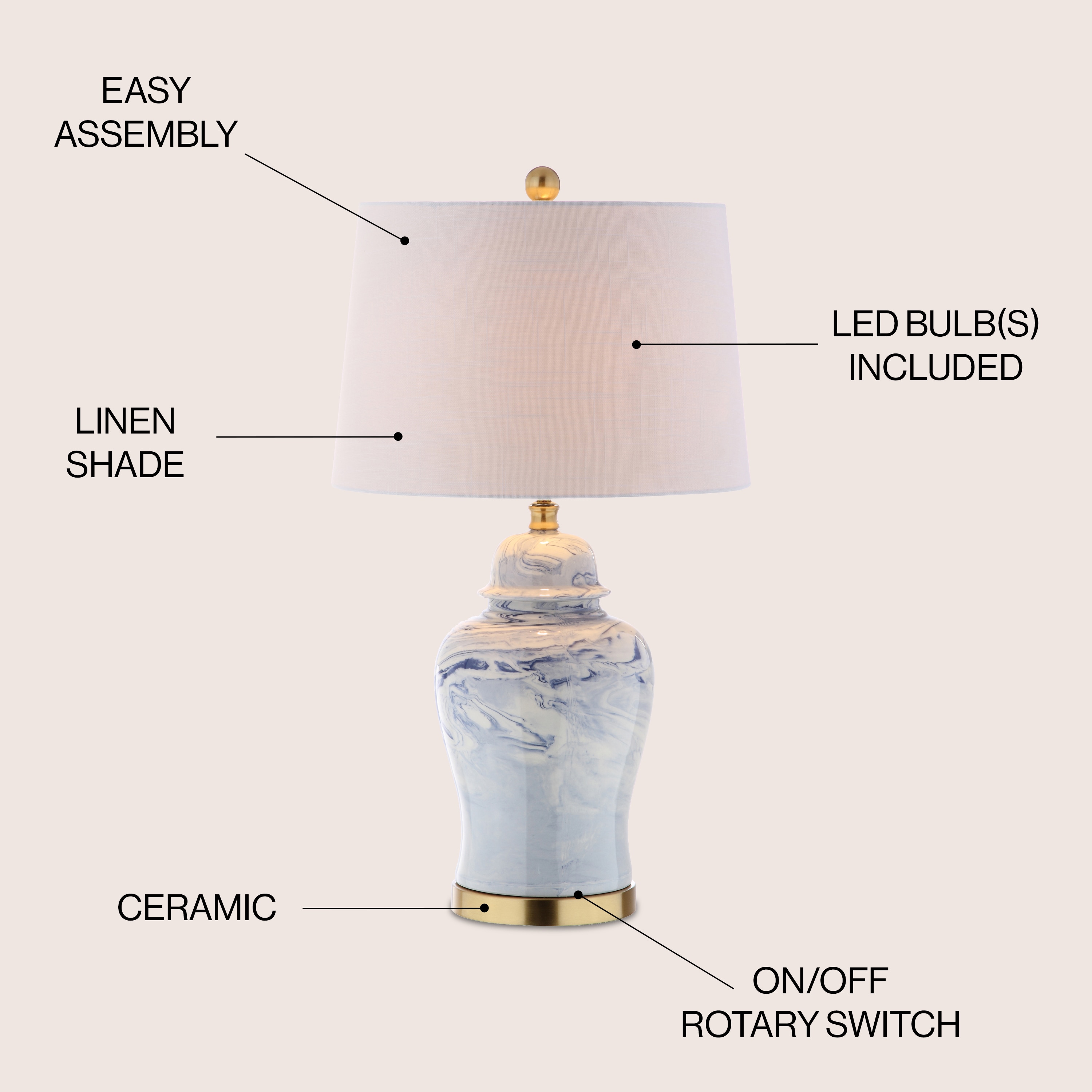 JONATHAN  Y JYL3010A Table-Lamps - View #3