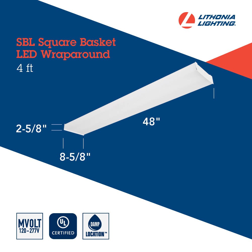 Lithonia Lighting SBL4 Wraparound-Lights - View #9