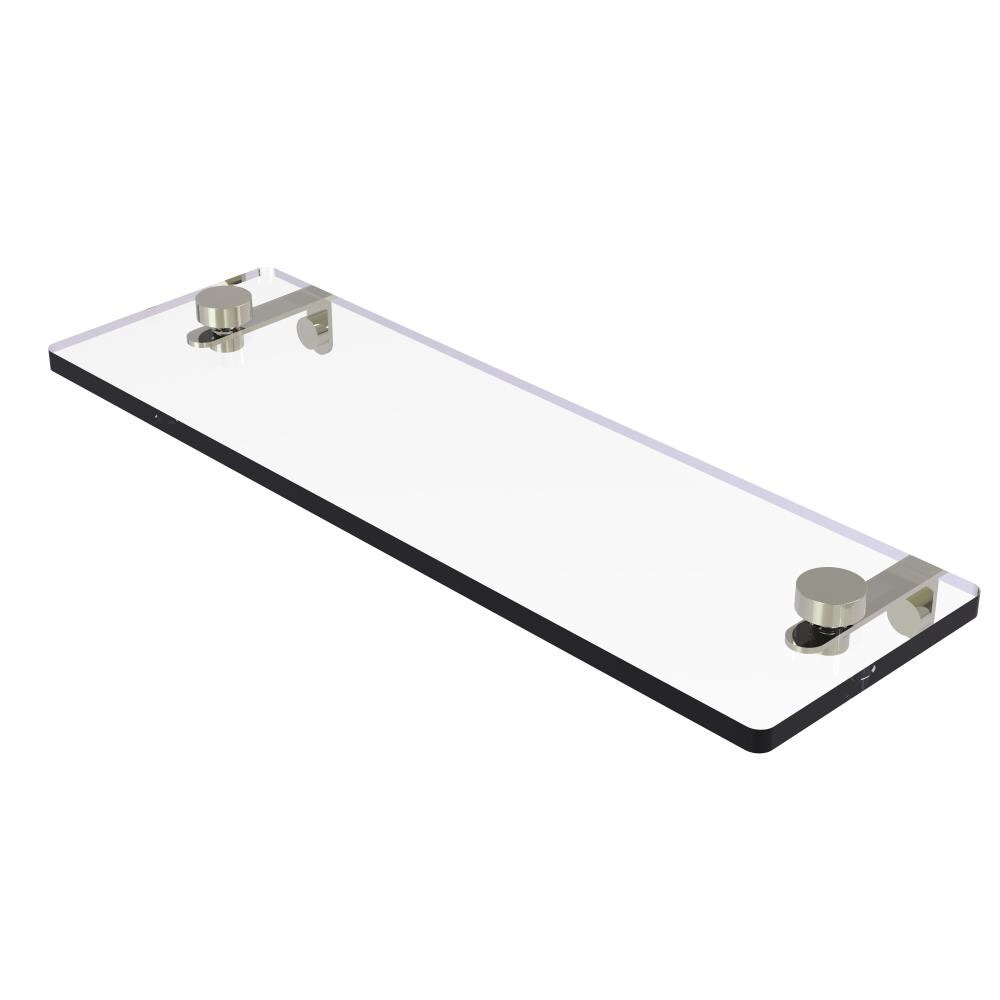 Allied Brass NS-1/16-PNI Polished Nickel Wall mount Bathroom Shelf ( 16-in x 2-in x 5-in )
